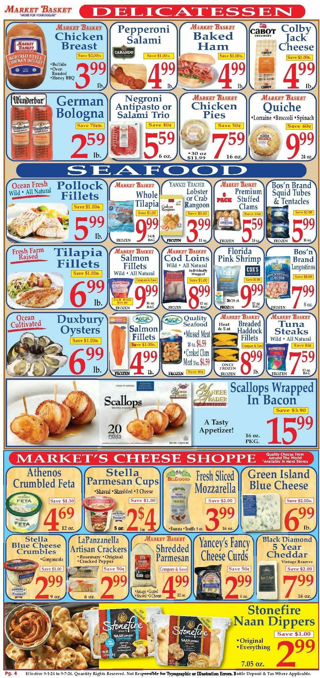 Market Basket Weekly Ad from September 1