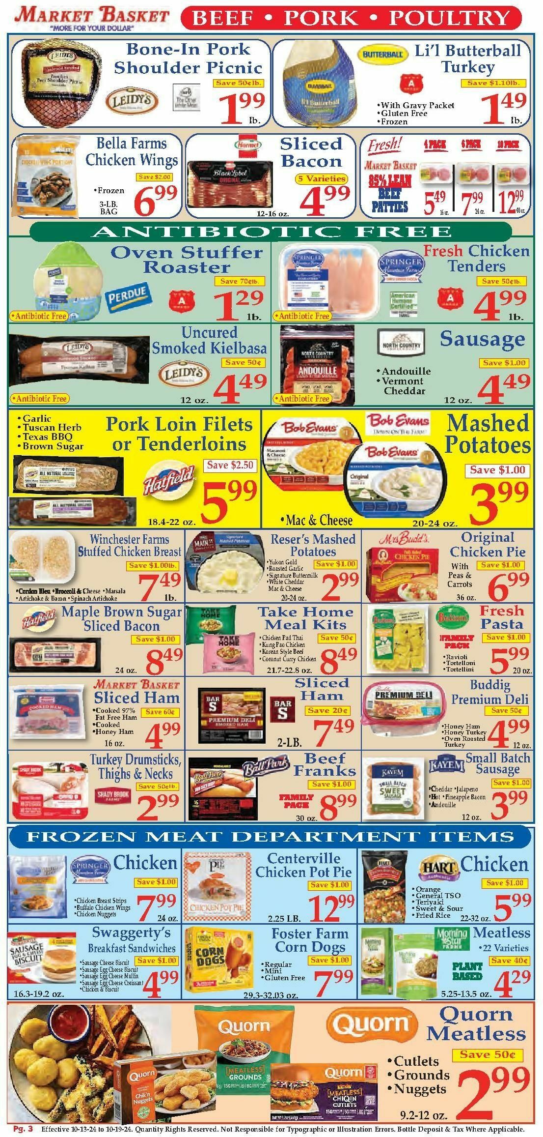 Market Basket Weekly Ad from October 13