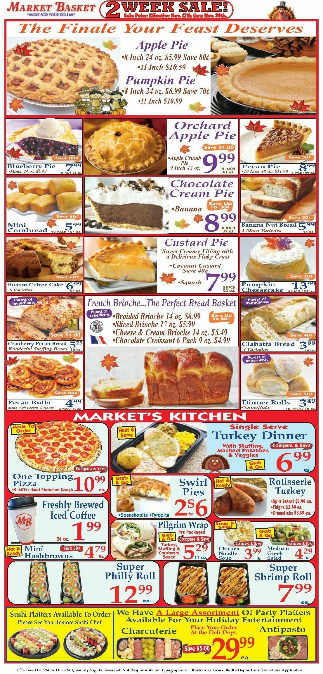 Market Basket Weekly Ad from November 17