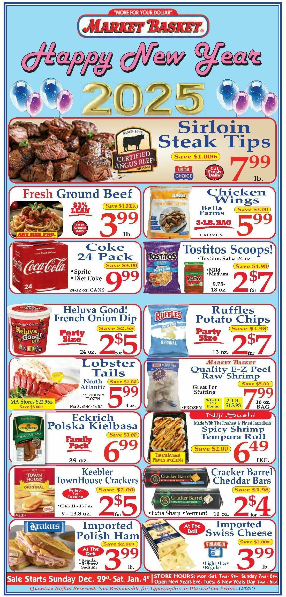 Market Basket Weekly Ad from December 29