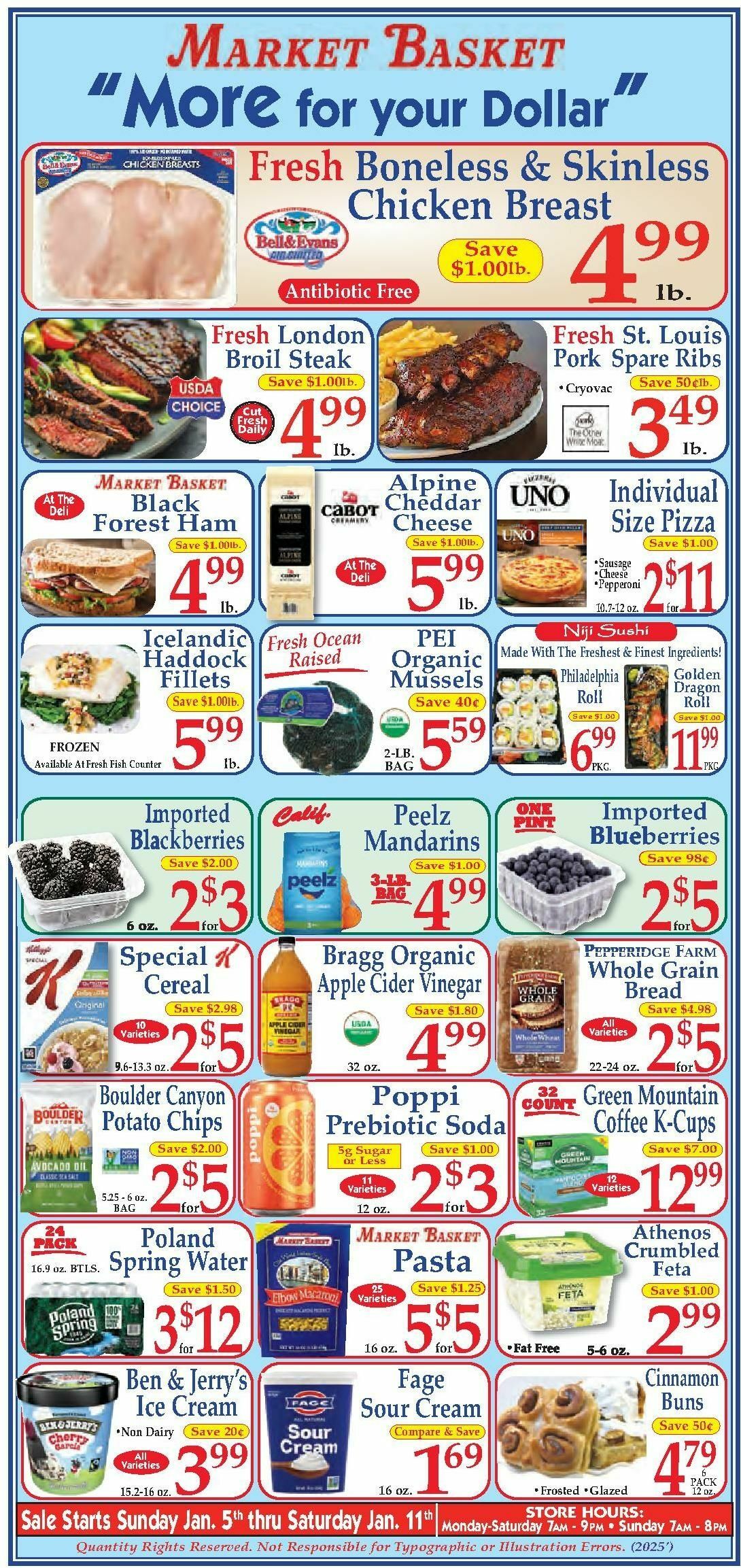 Market Basket Weekly Ad from January 5