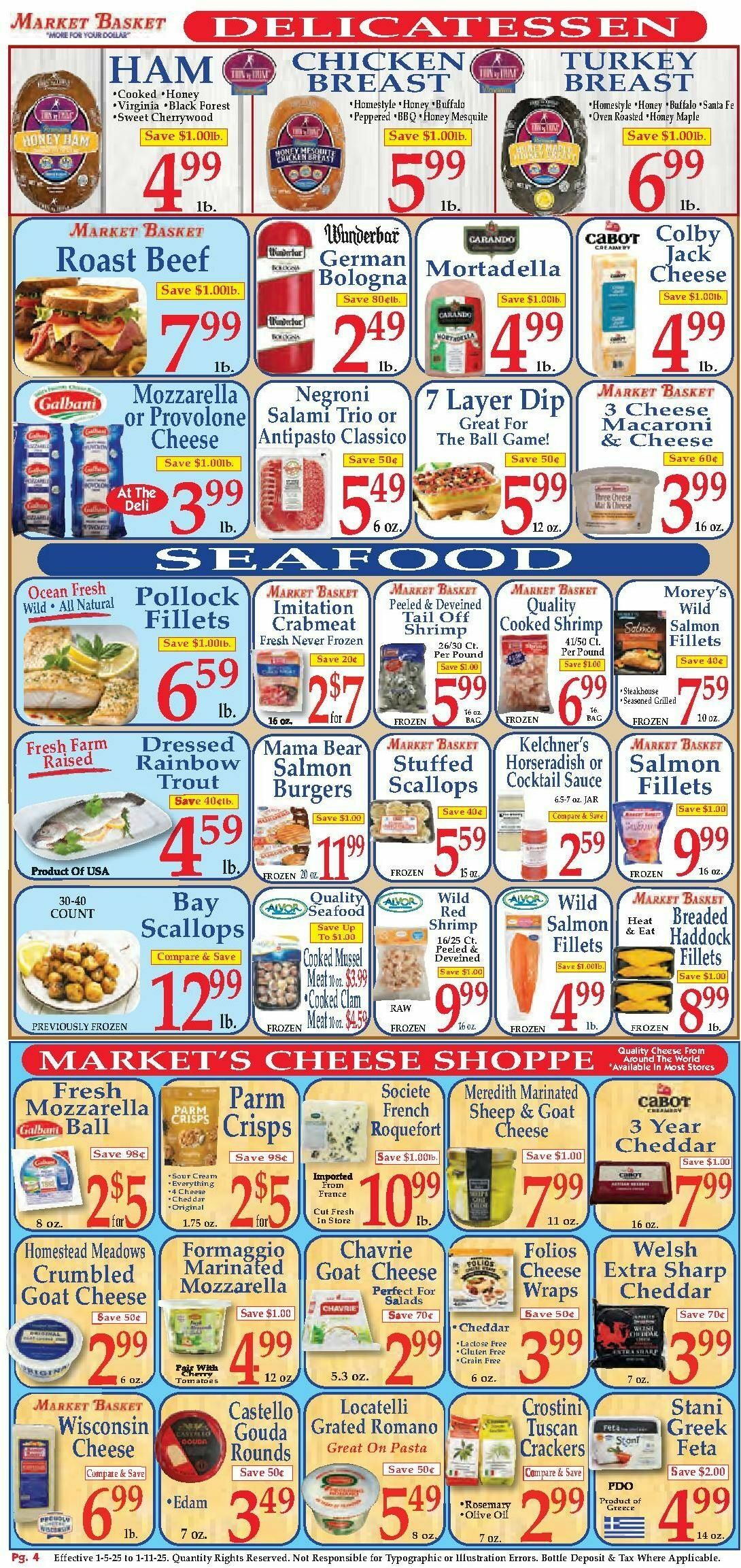 Market Basket Weekly Ad from January 5