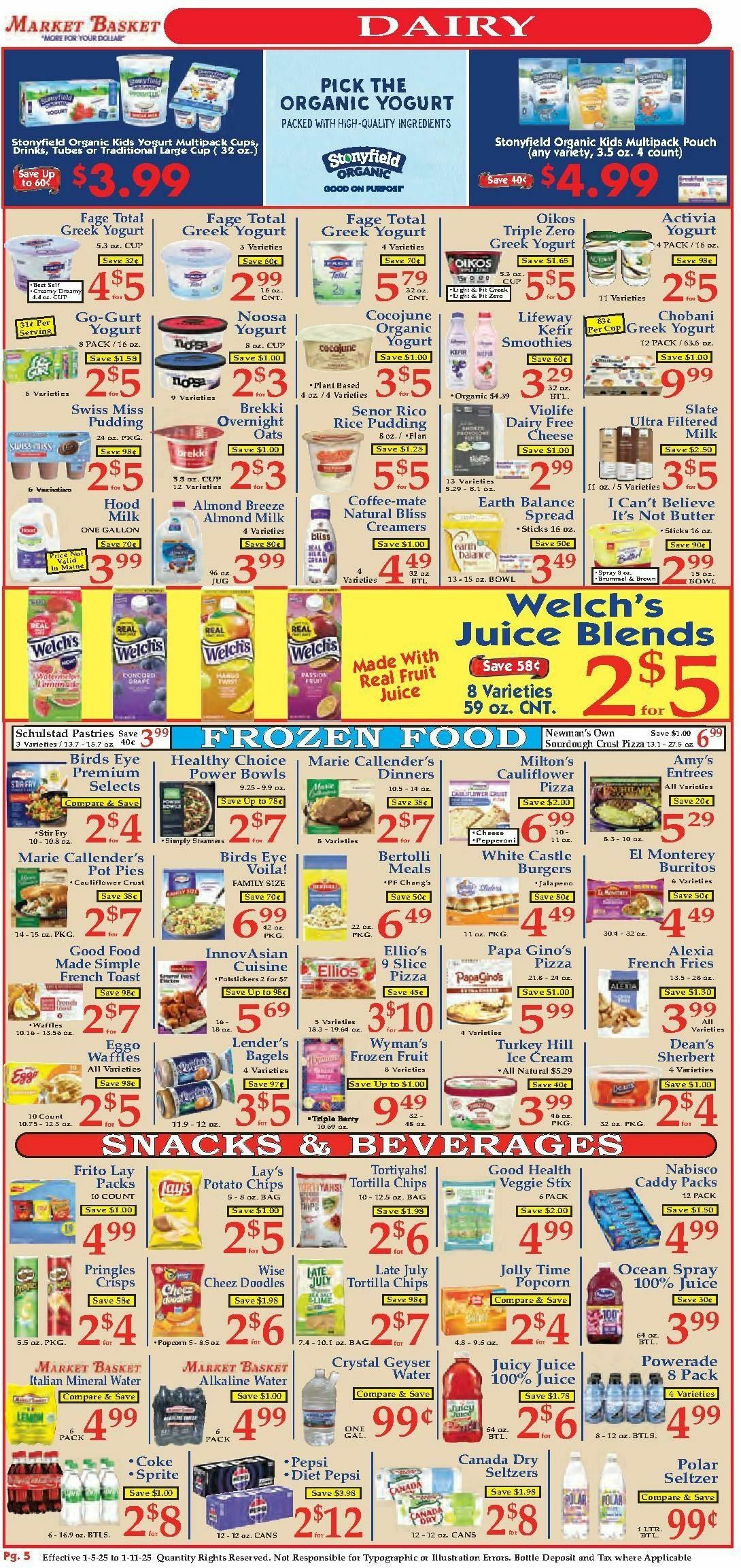 Market Basket Weekly Ad from January 5