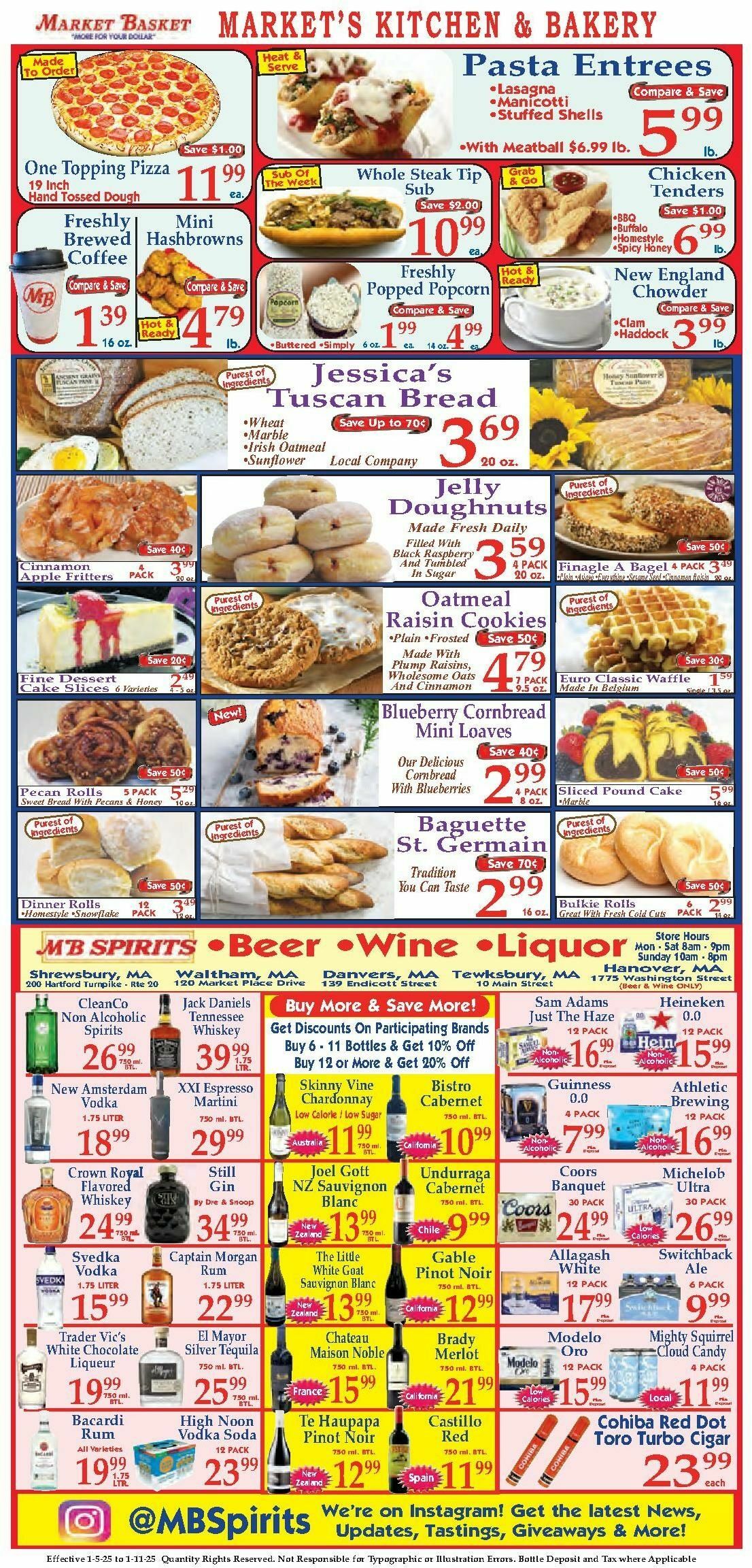 Market Basket Weekly Ad from January 5