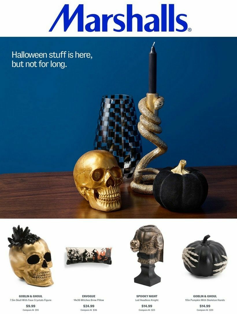 Marshalls Halloween Weekly Ad from September 5