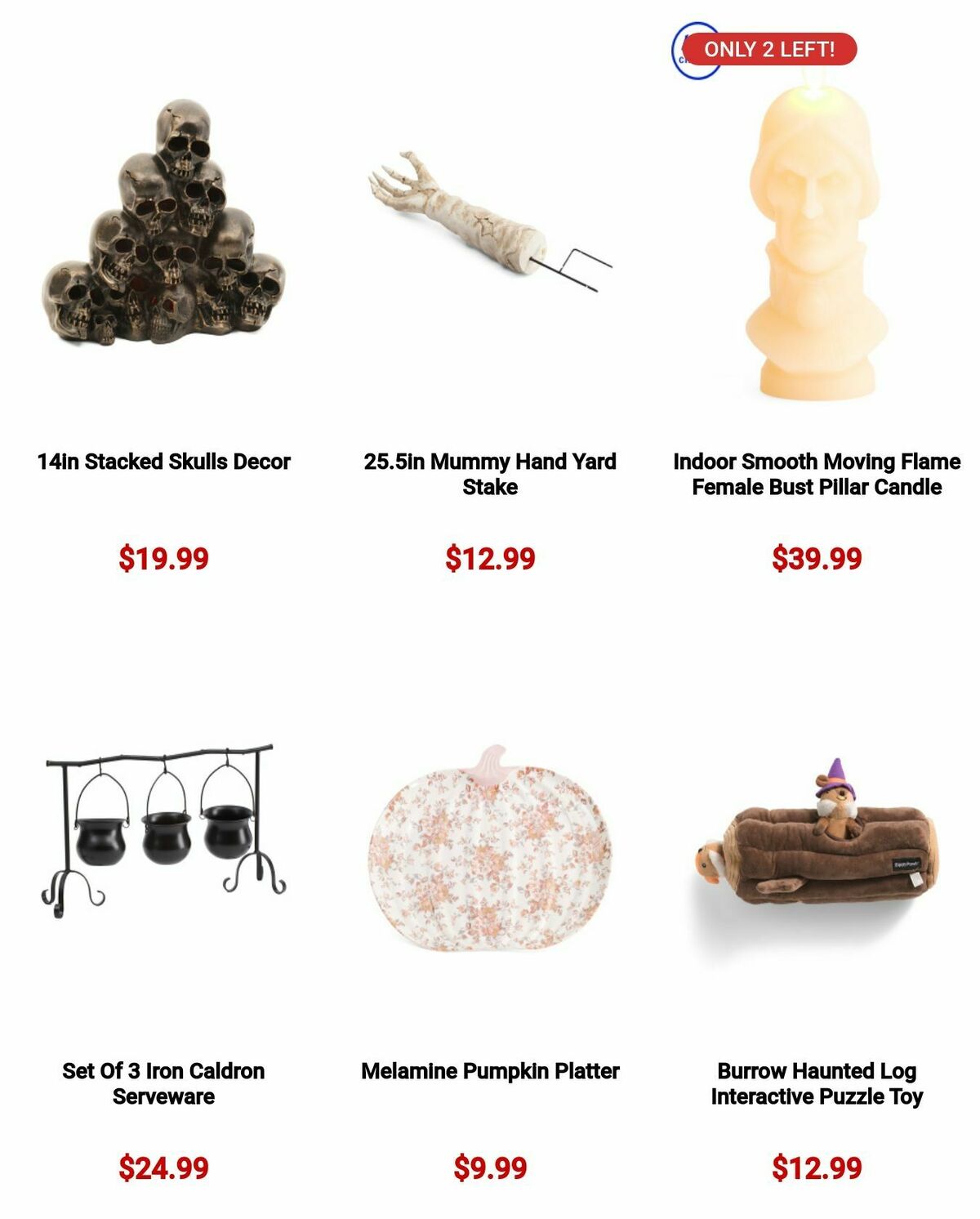 Marshalls Halloween Weekly Ad from September 5