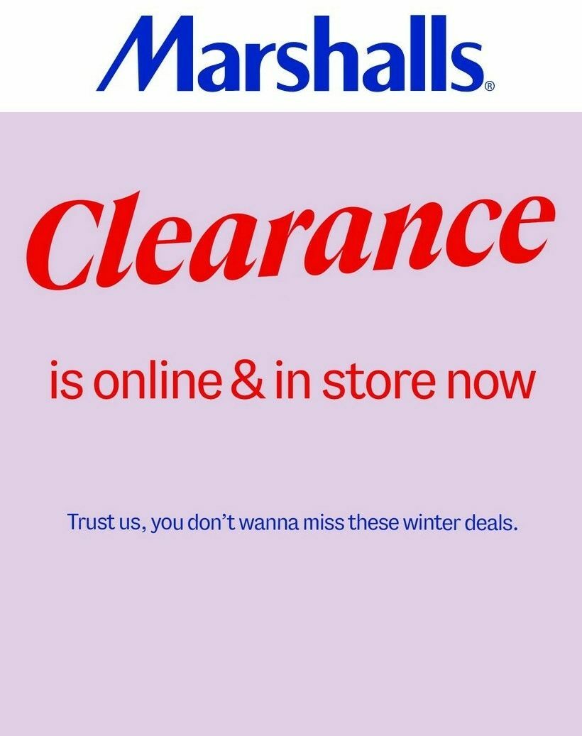 Marshalls Weekly Ad from December 28