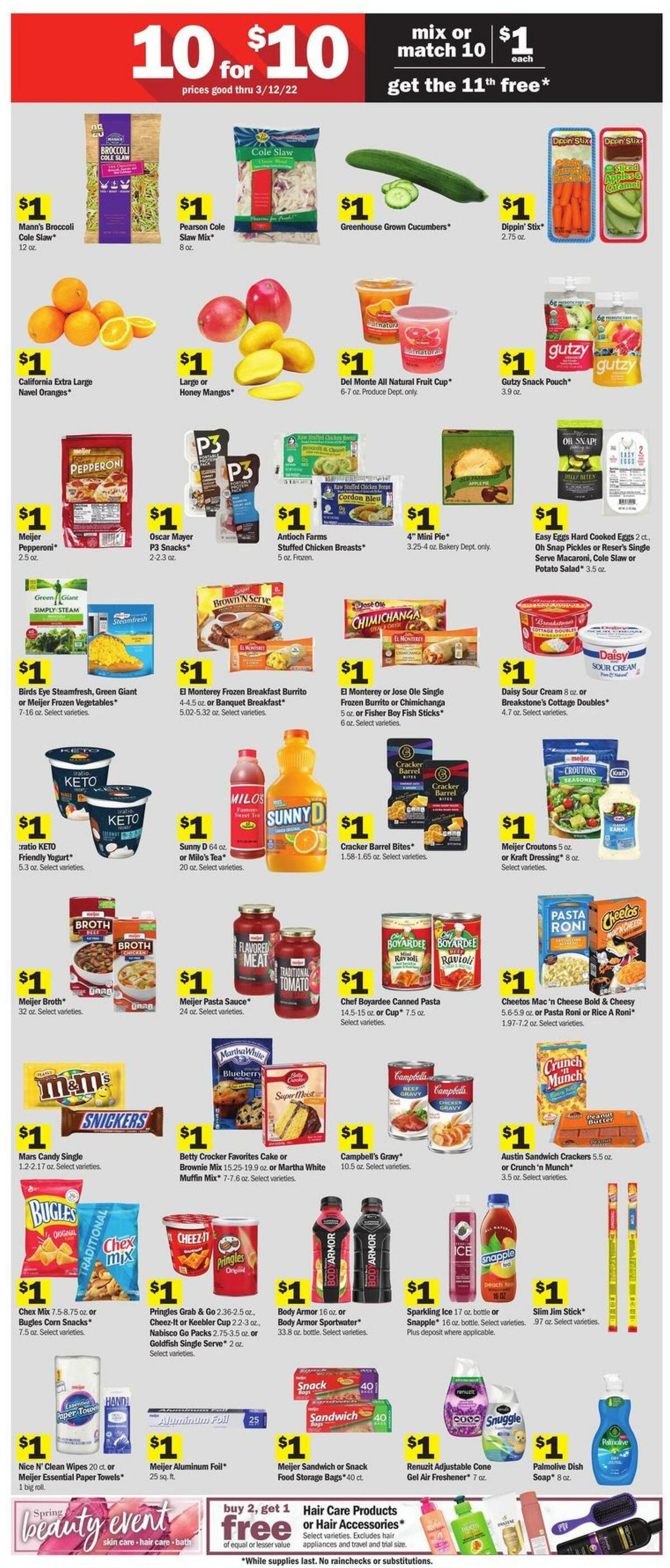 Meijer Weekly Ad from March 6