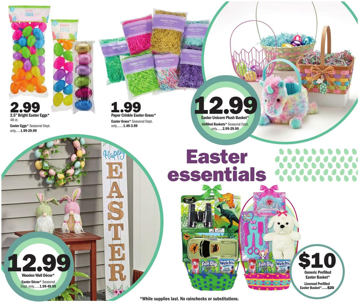 Meijer Easter Weekly Ad from April 3