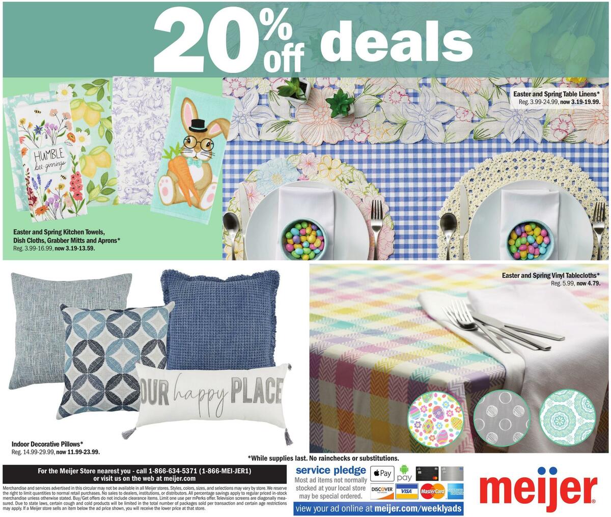 Meijer Easter Weekly Ad from April 3