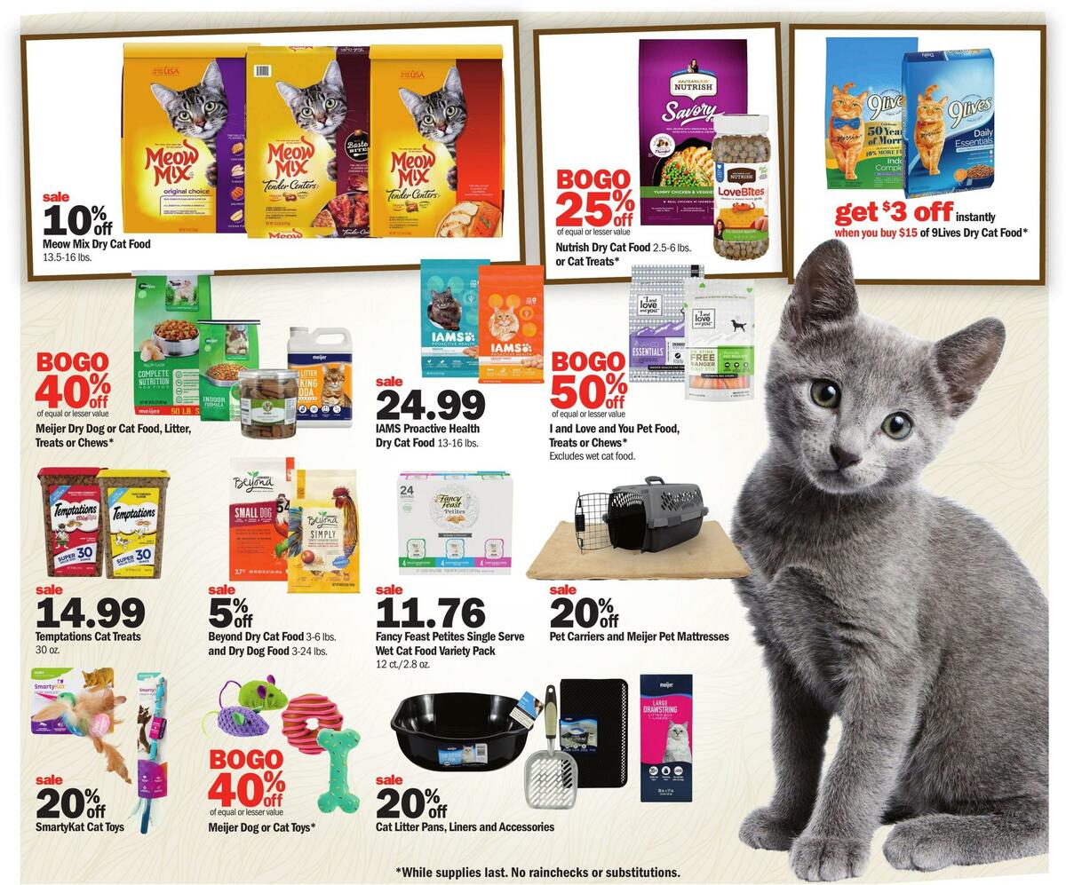 Meijer Pets Weekly Ad from April 24