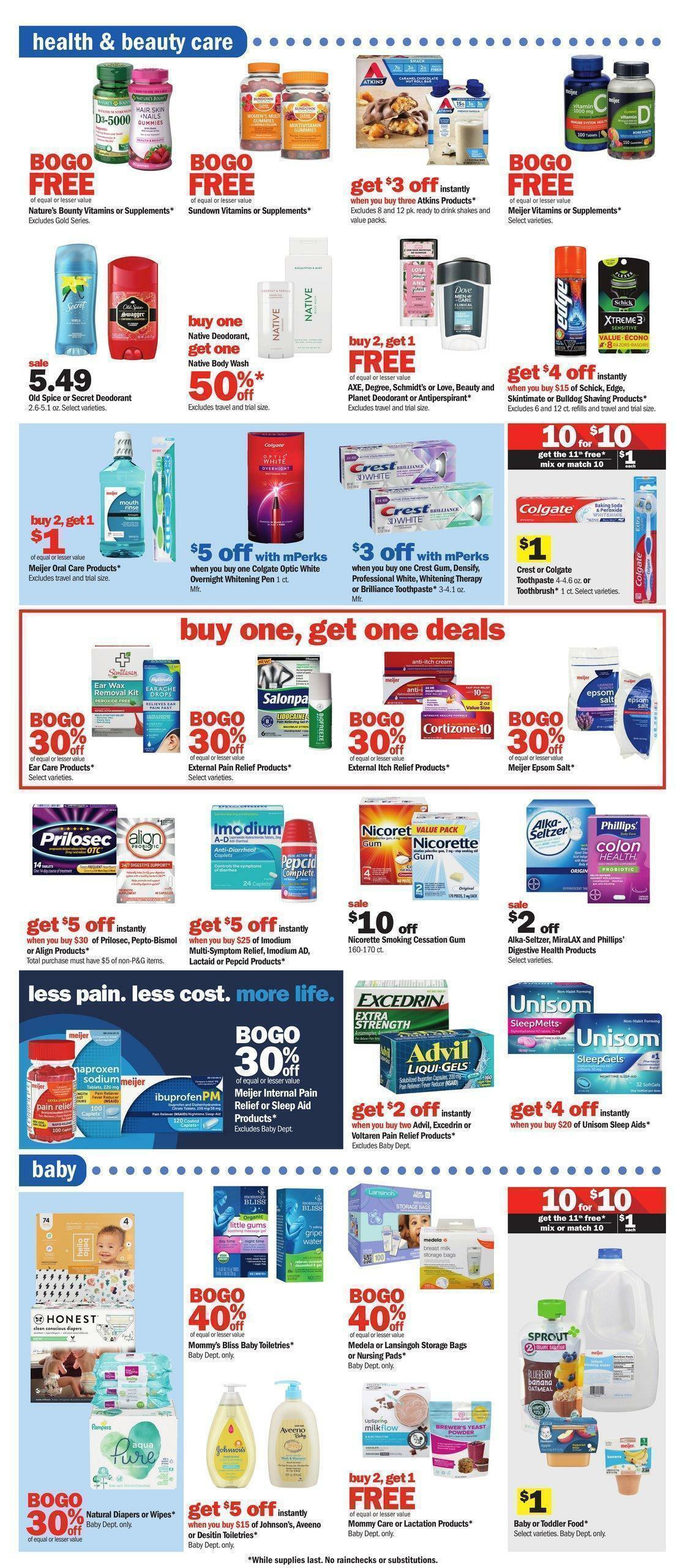 Meijer Summer Weekly Ad from May 22