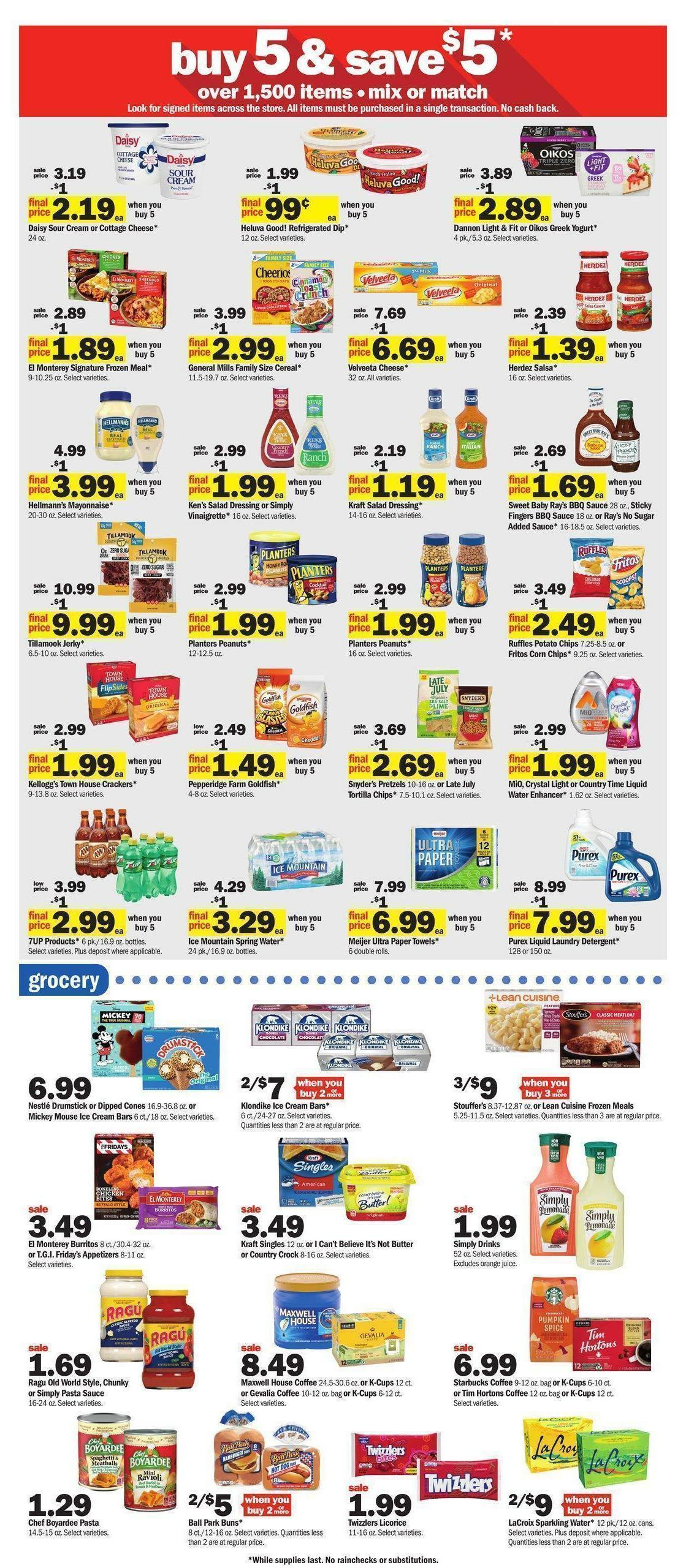 Meijer Weekly Ad from August 21