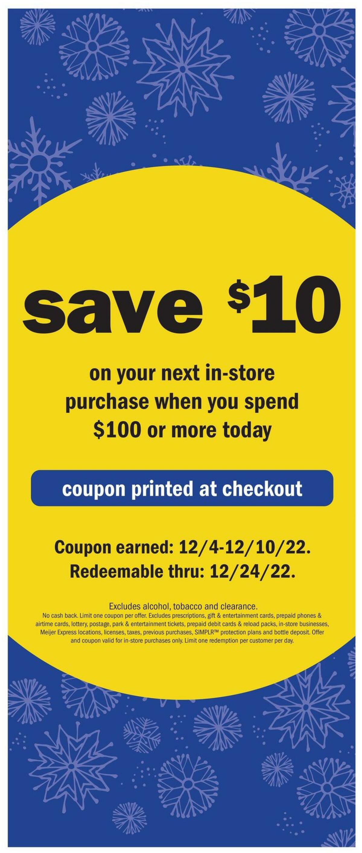 Meijer Weekly Ad from December 11