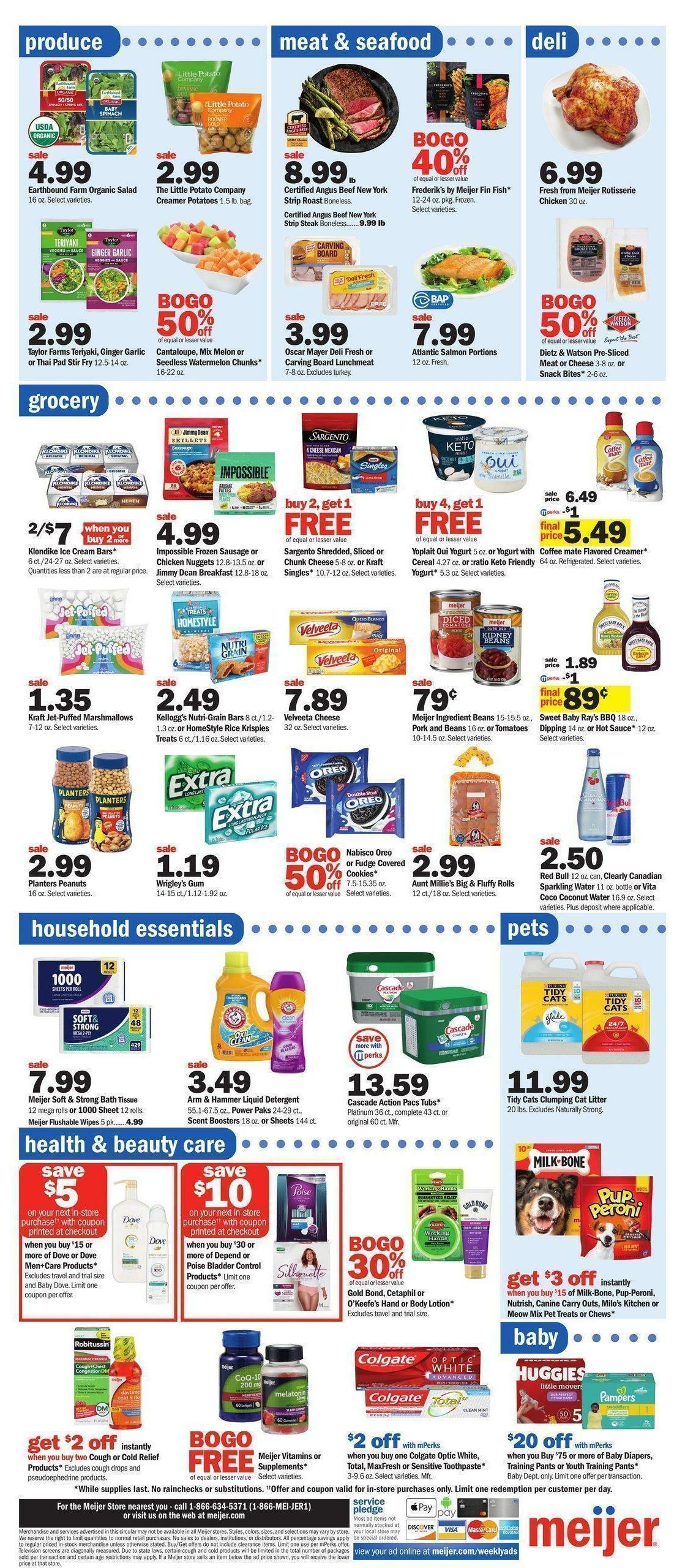 Meijer Weekly Ad from January 1