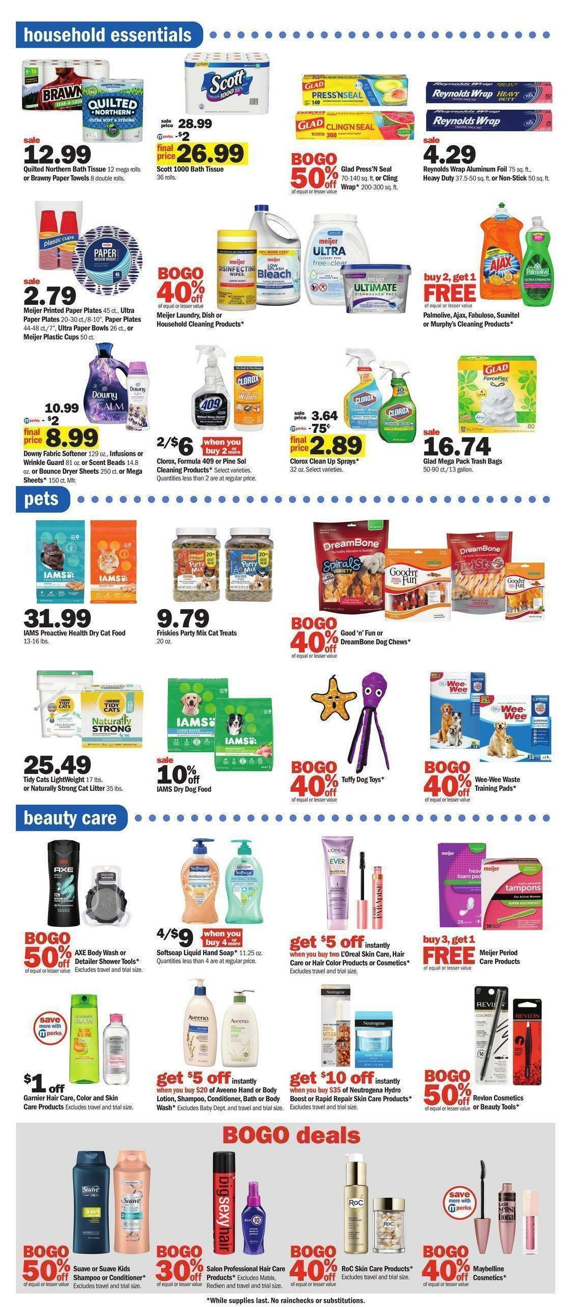 Meijer Weekly Ad from January 1