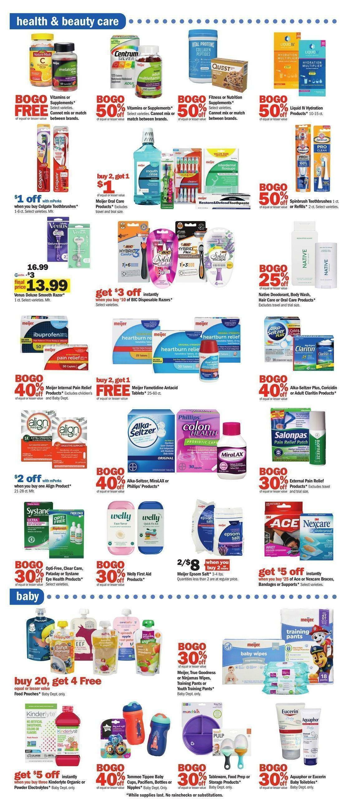 Meijer Weekly Ad from January 1