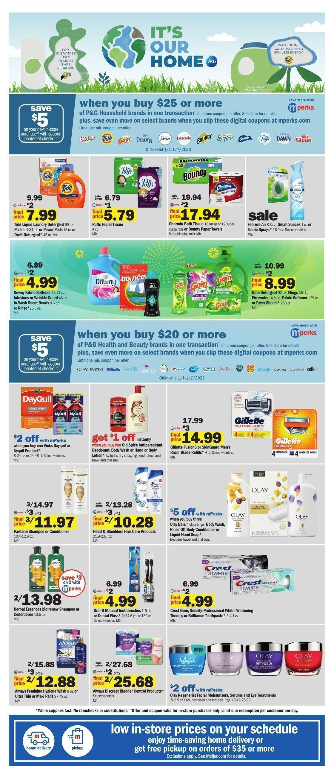 Meijer Weekly Ad from January 1