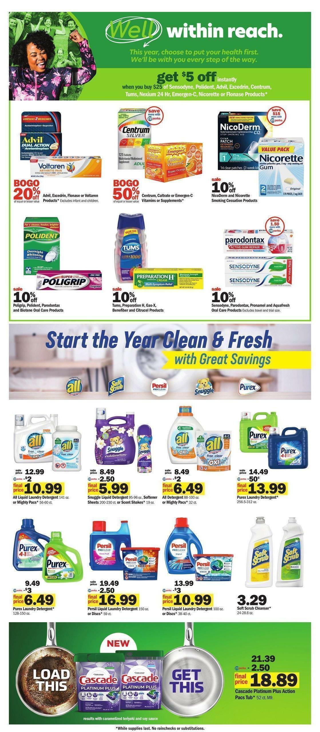 Meijer Weekly Ad from January 1