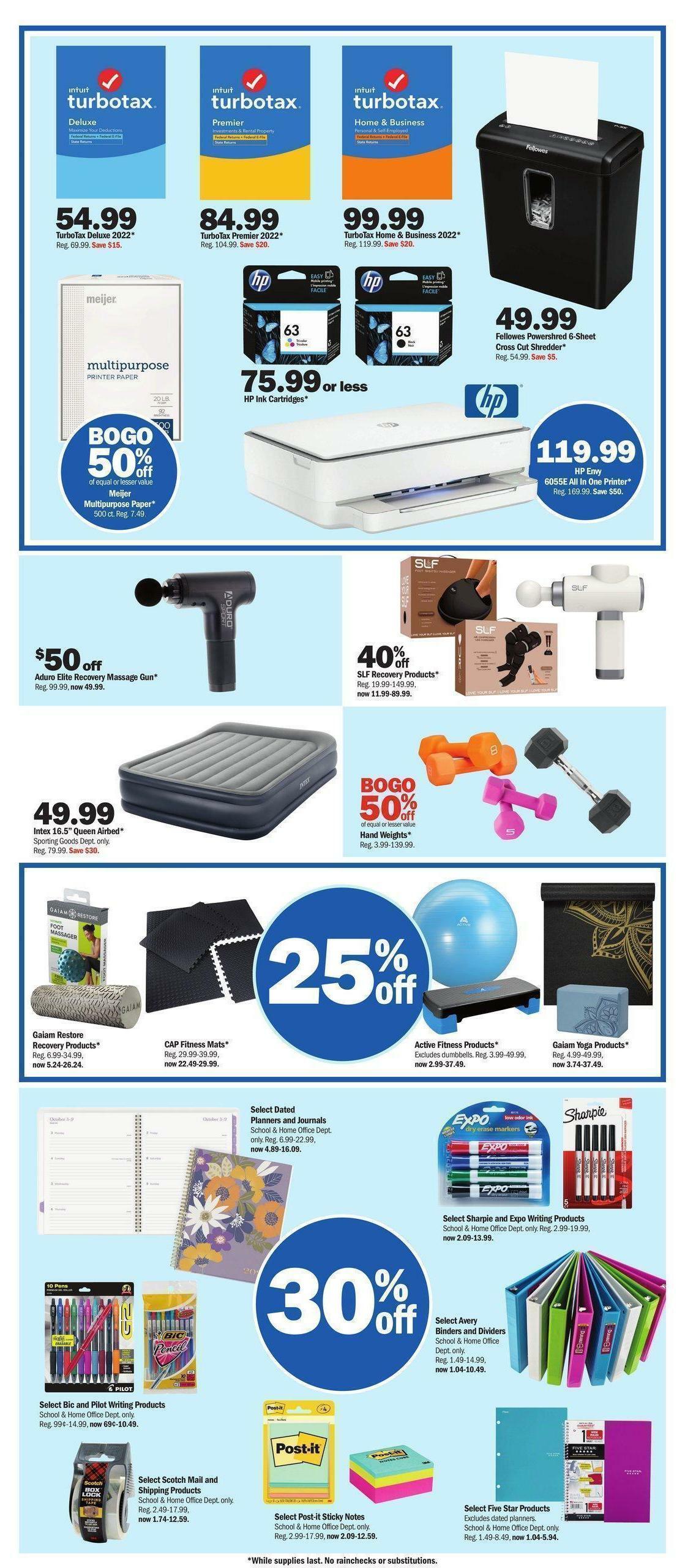 Meijer Weekly Ad from January 1