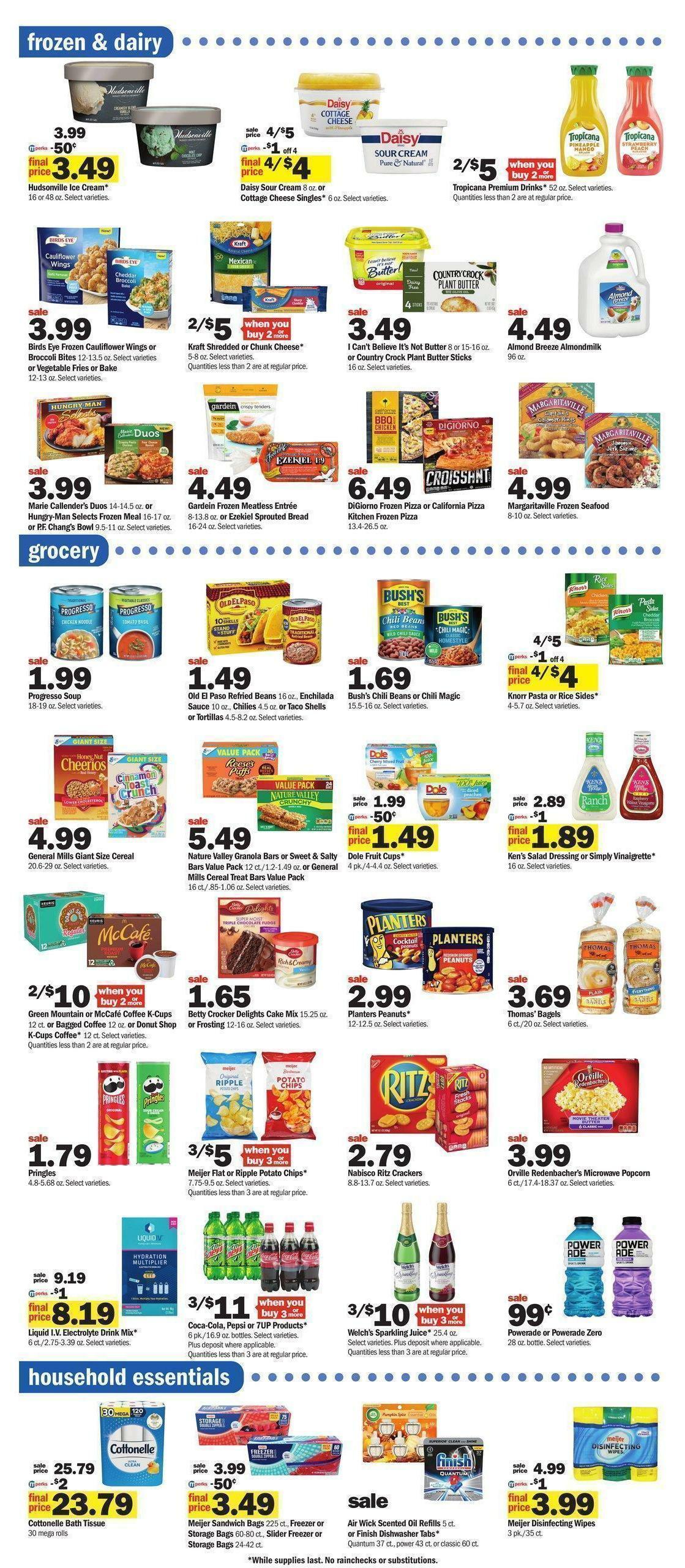 Meijer Weekly Ad from January 1