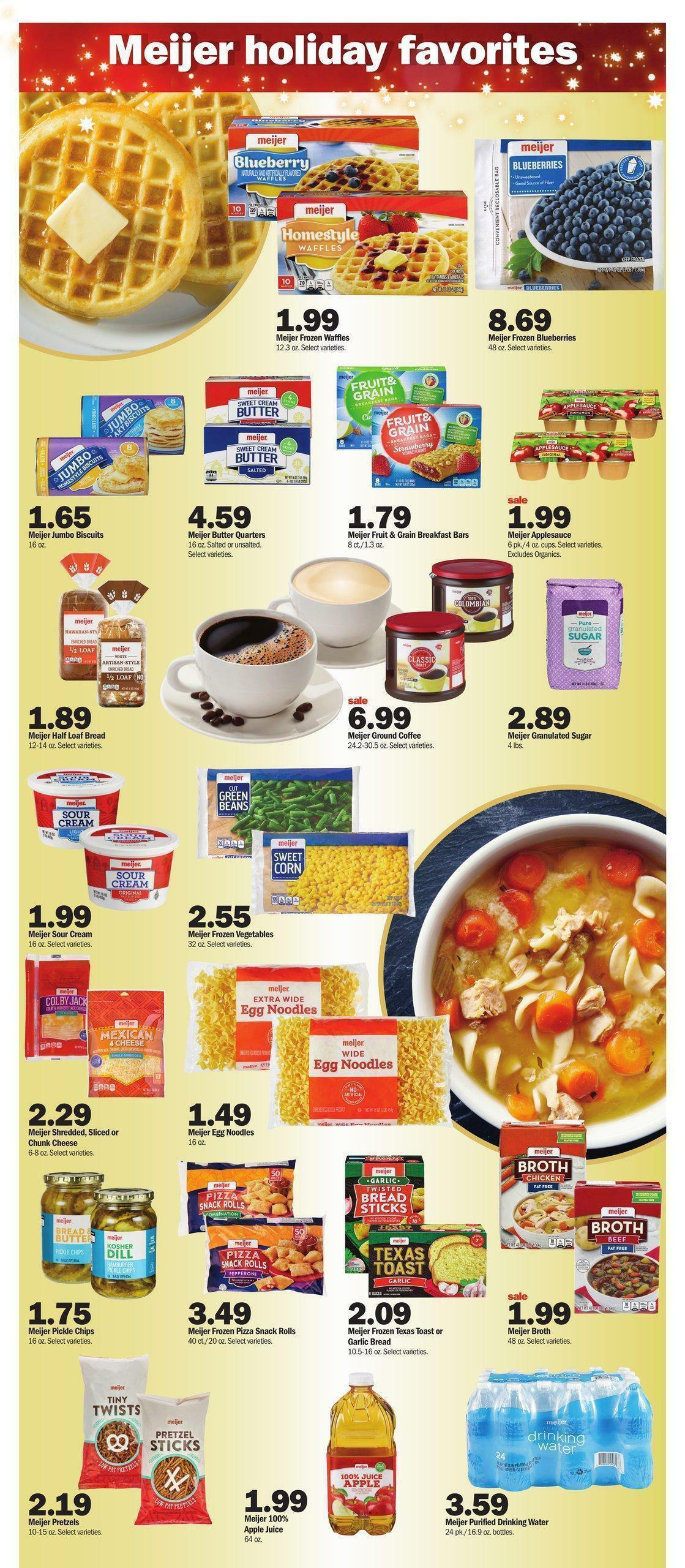 Meijer Weekly Ad from January 1