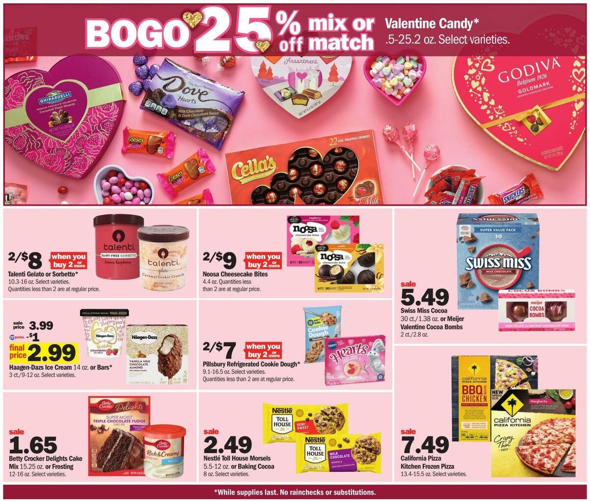 Meijer Valentine's Day Weekly Ad from February 5