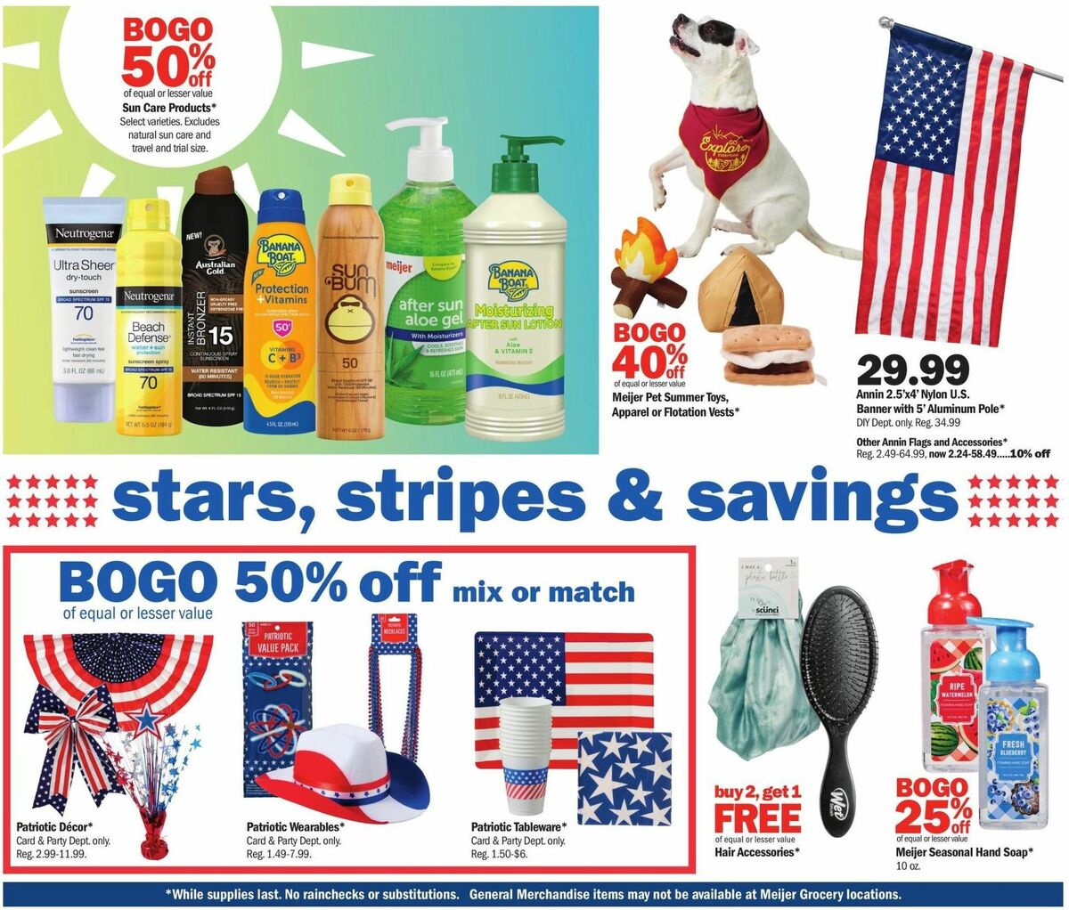 Meijer 4th of July Weekly Ad from June 25