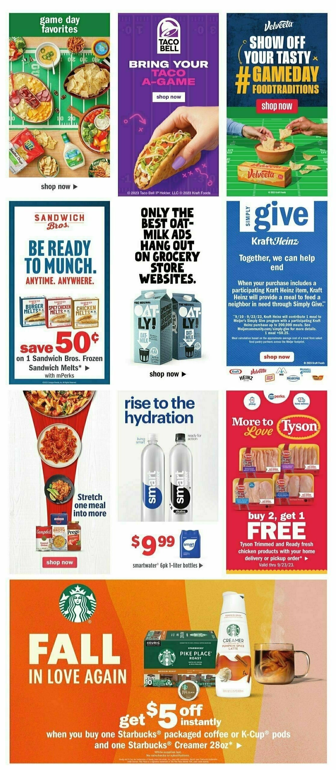 Meijer Weekly Ad from September 10