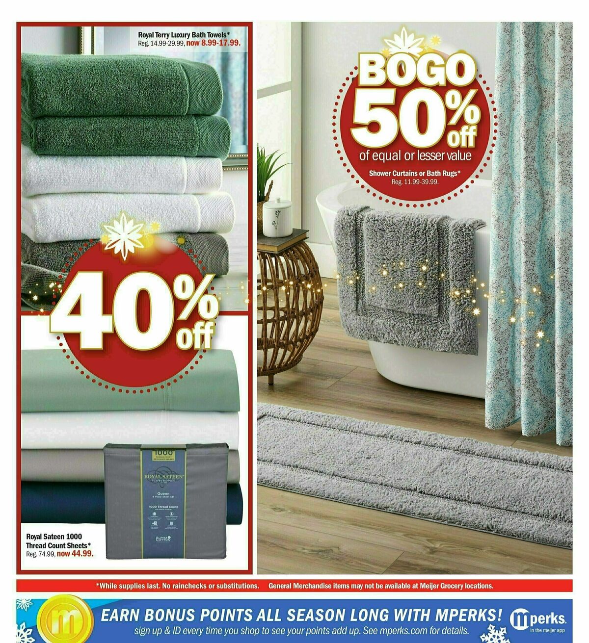 Meijer Holiday Ad Weekly Ad from October 29