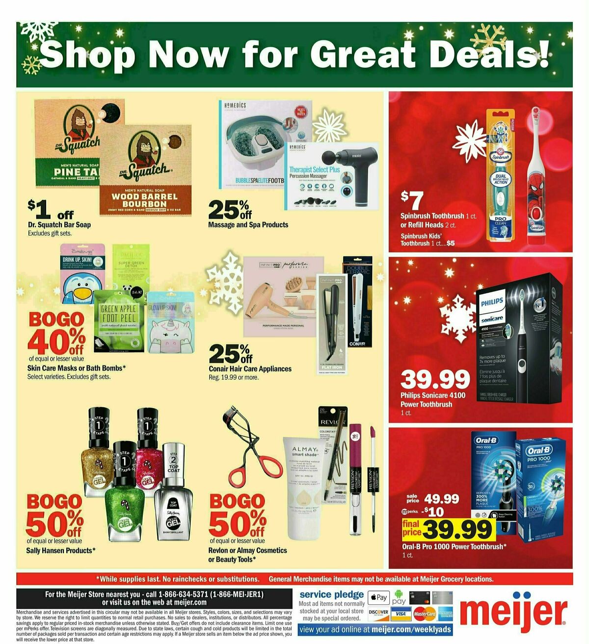 Meijer Holiday Ad Weekly Ad from October 29