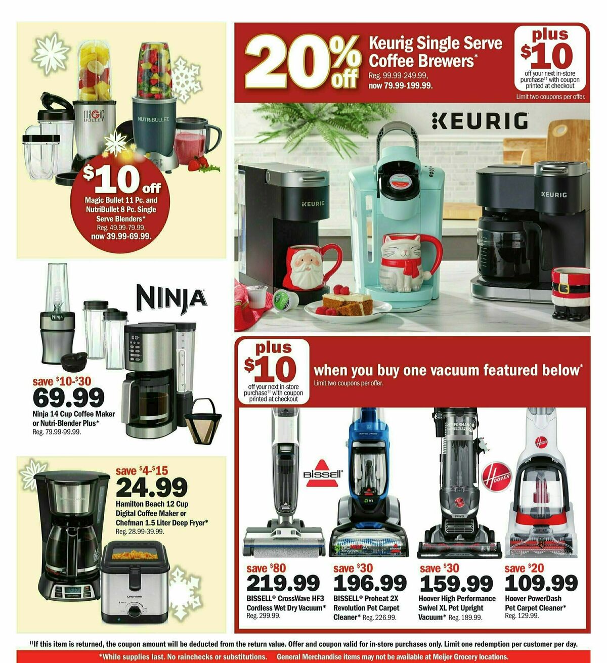 Meijer Holiday Ad Weekly Ad from October 29