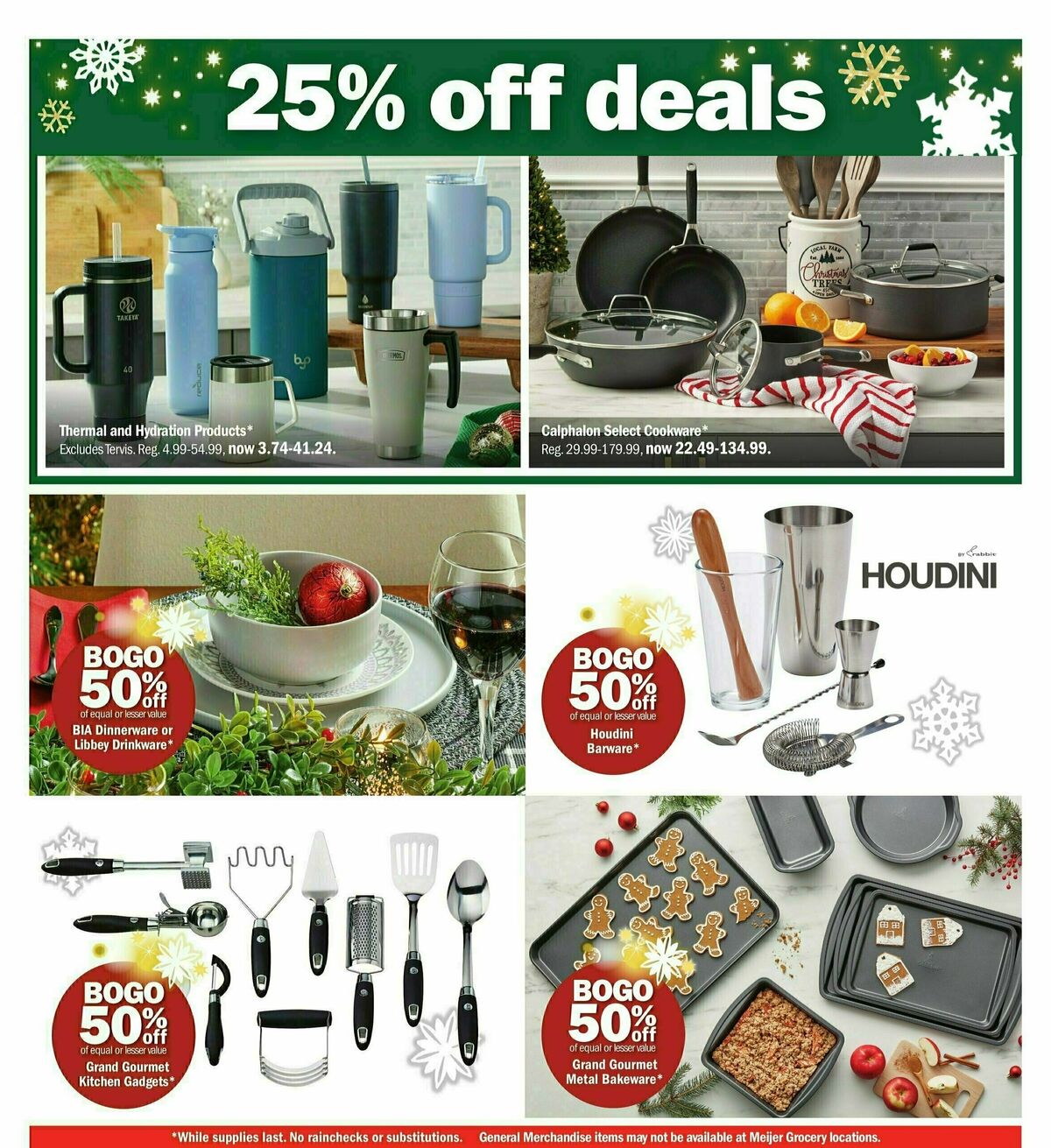 Meijer Holiday Ad Weekly Ad from October 29