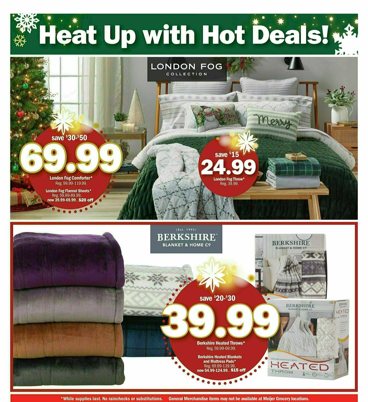 Meijer Holiday Ad Weekly Ad from October 29