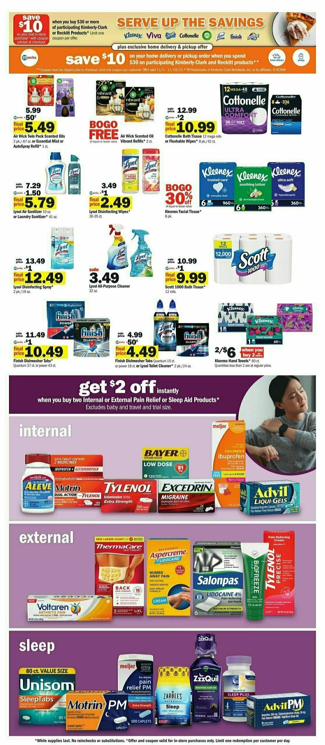 Meijer Weekly Ad from November 5