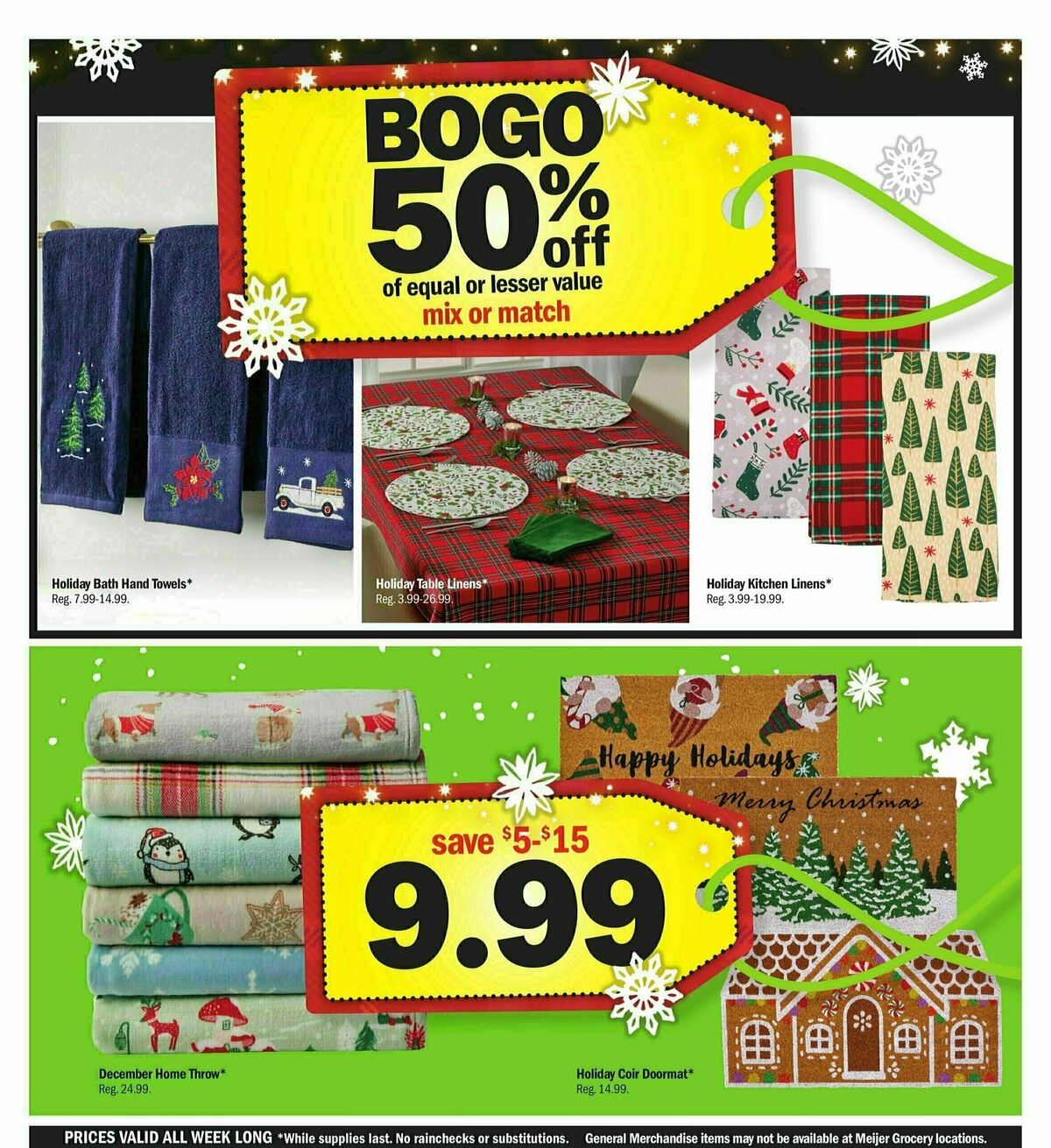 Meijer Black Friday Weeklong Ad Weekly Ad from November 19