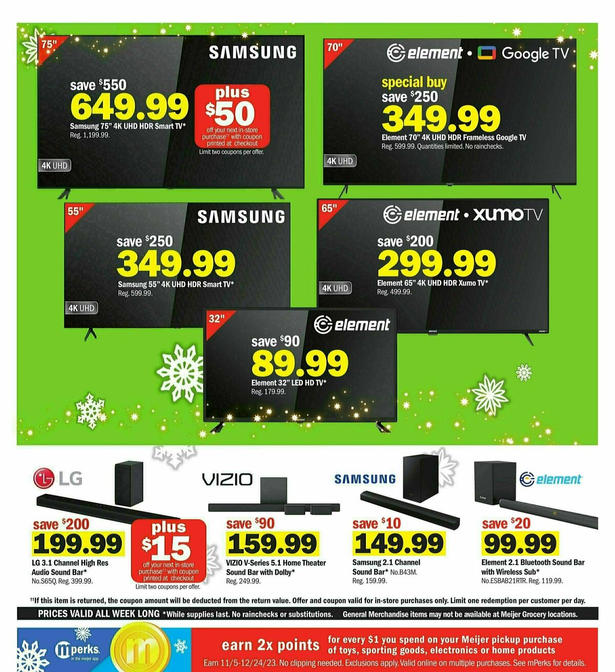 Meijer Black Friday Weeklong Ad Weekly Ad from November 19