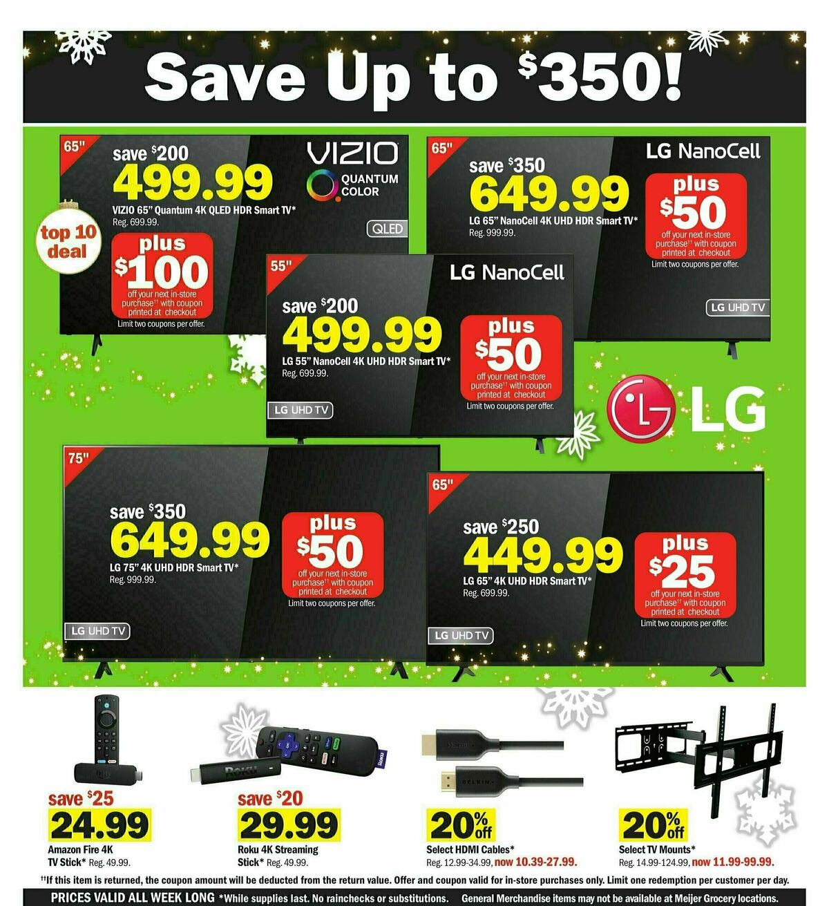 Meijer Black Friday Weeklong Ad Weekly Ad from November 19