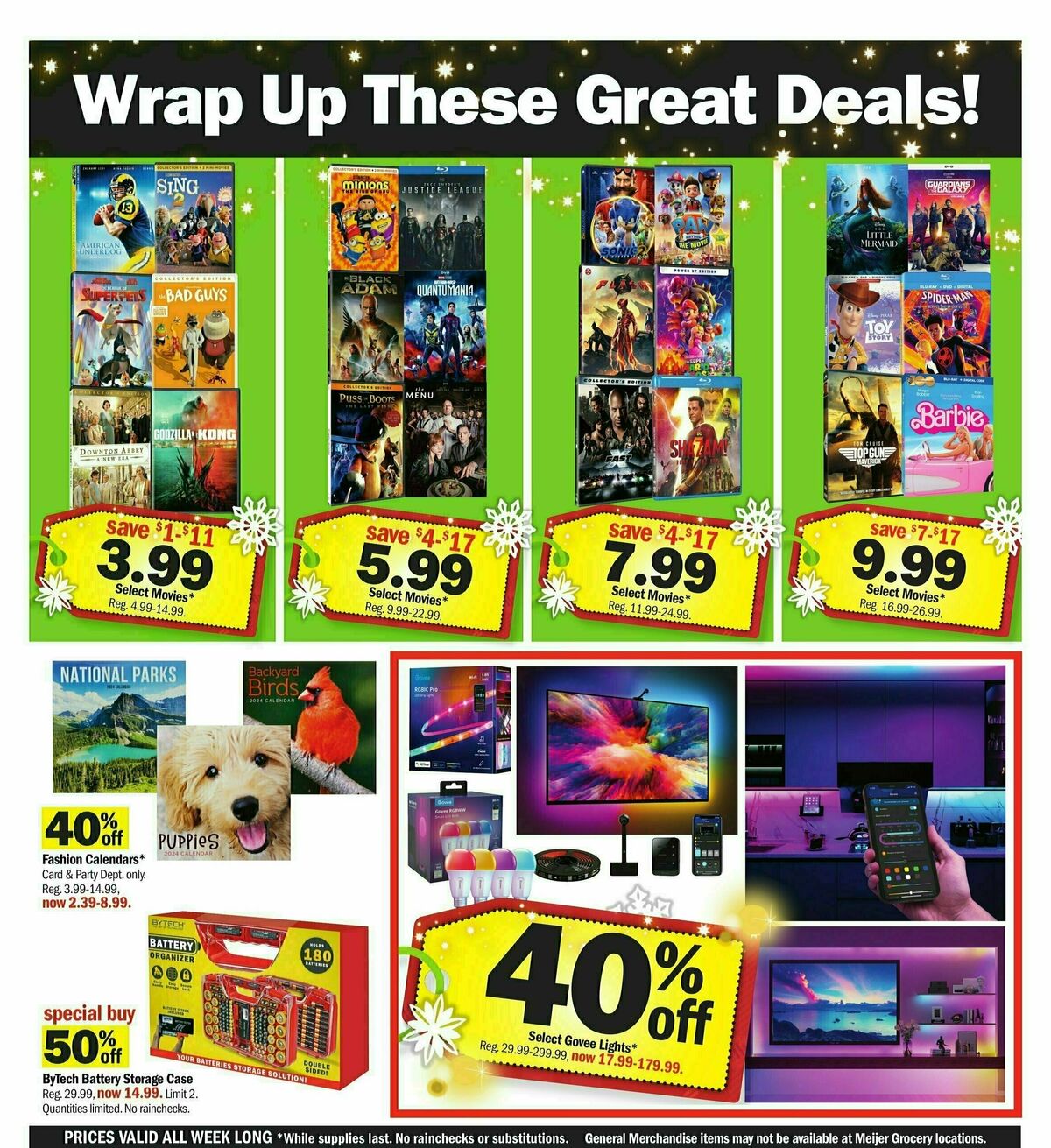 Meijer Black Friday Weeklong Ad Weekly Ad from November 19