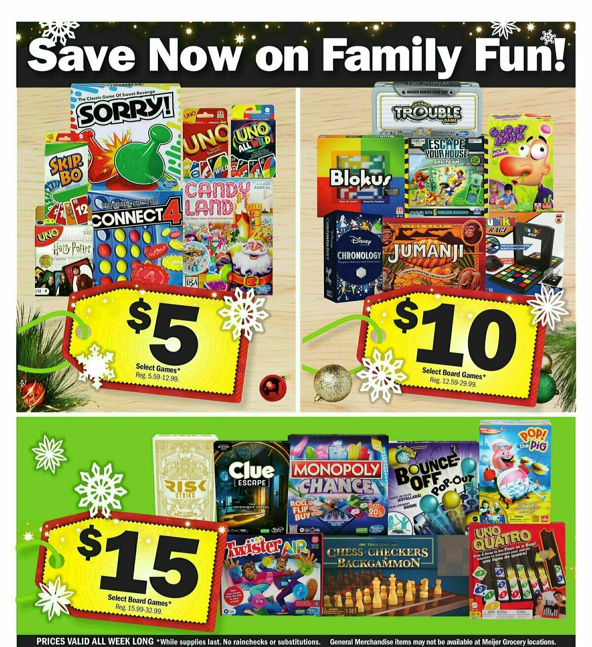 Meijer Black Friday Weeklong Ad Weekly Ad from November 19