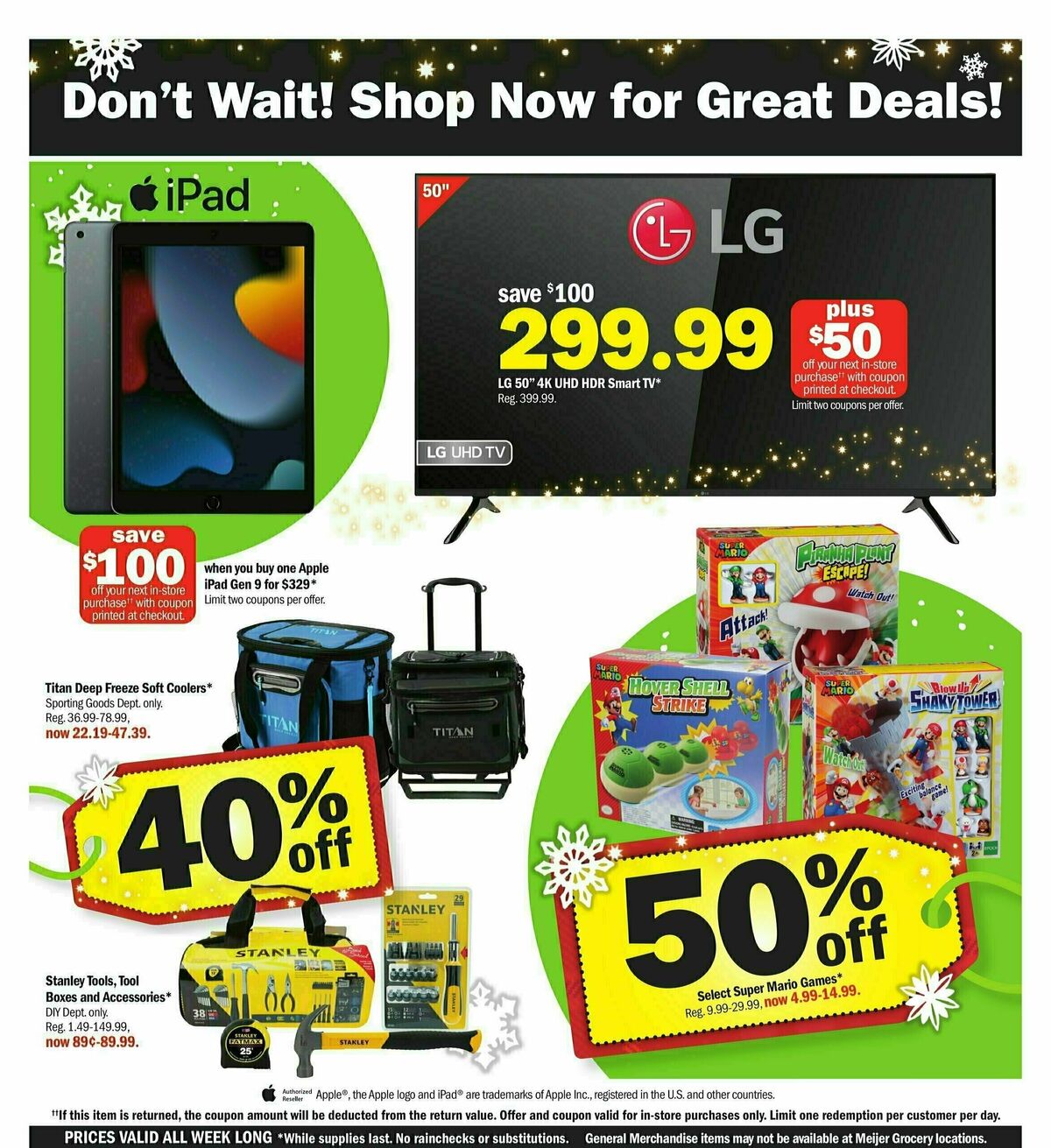 Meijer Black Friday 3-Day Sale Weekly Ad from November 23