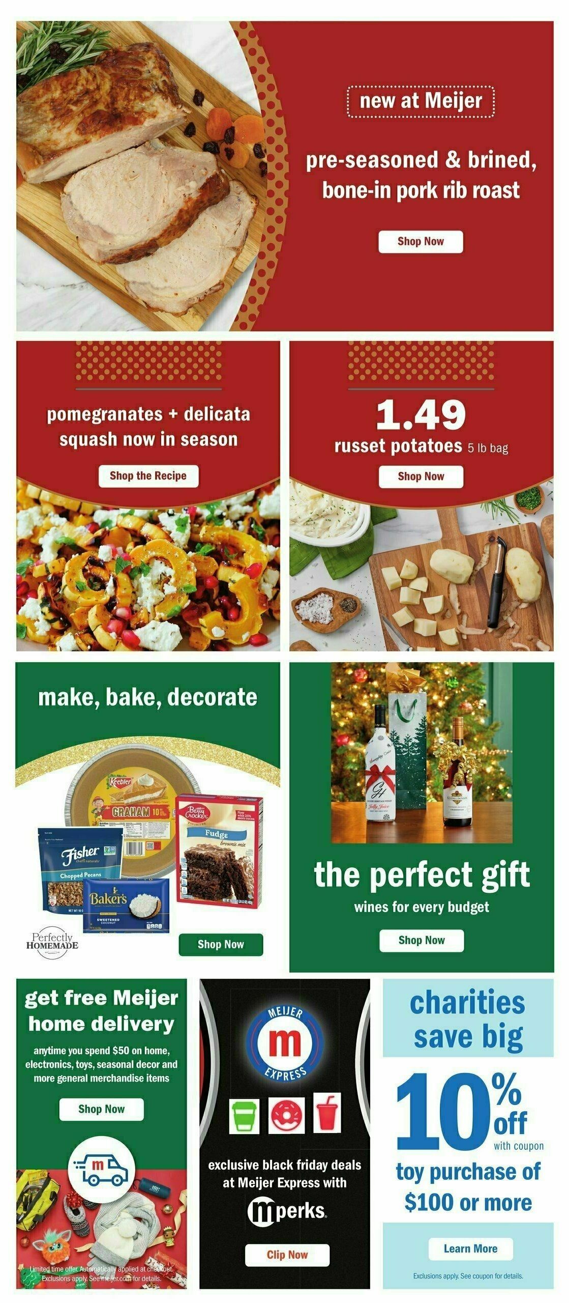 Meijer Weekly Ad from November 19