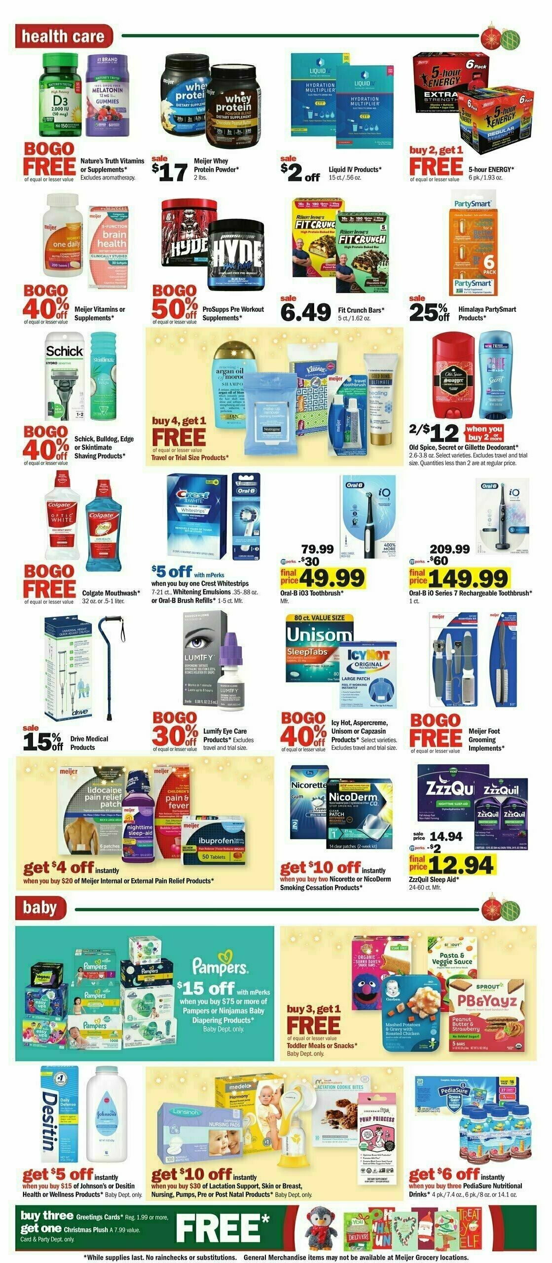 Meijer Weekly Ad from November 19