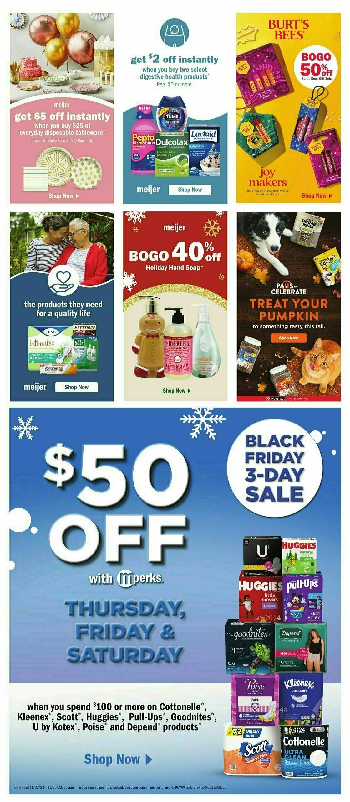 Meijer Weekly Ad from November 19