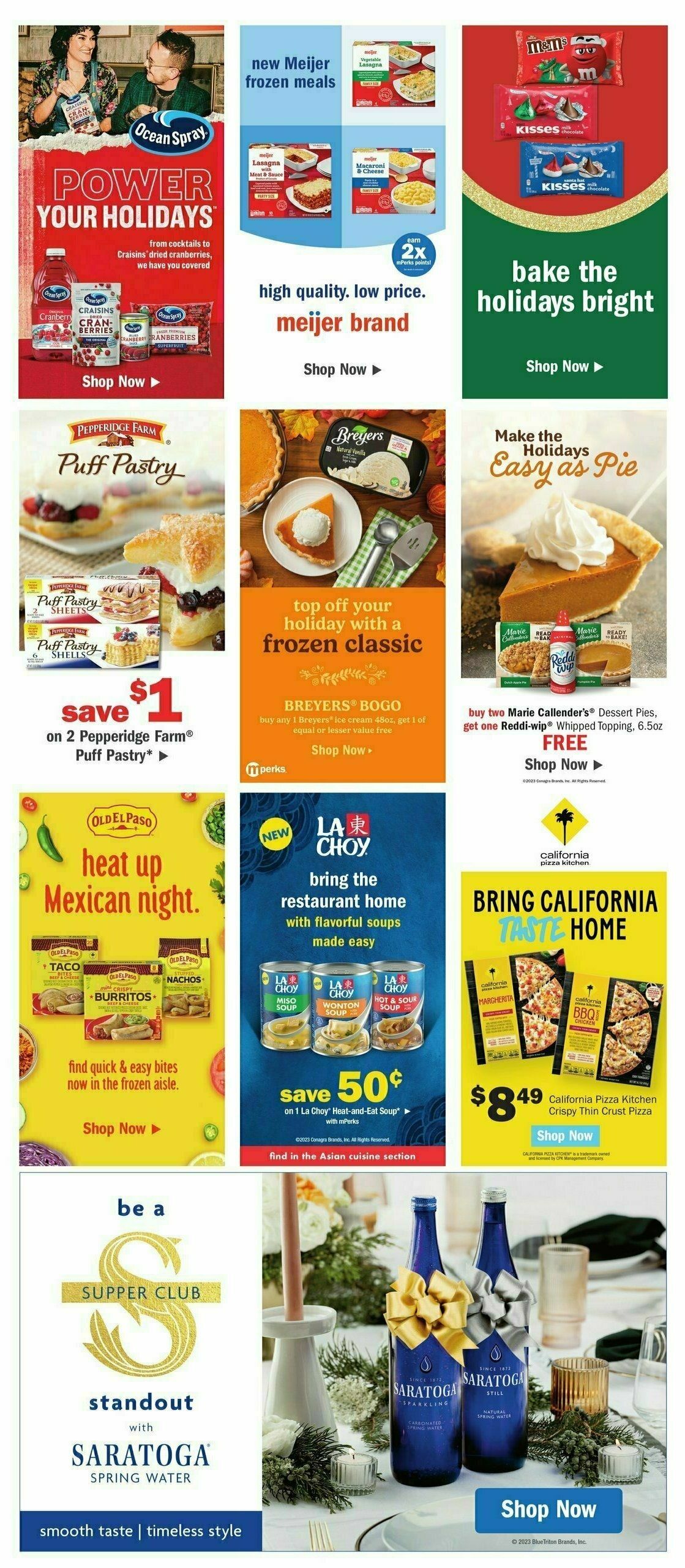 Meijer Weekly Ad from November 19