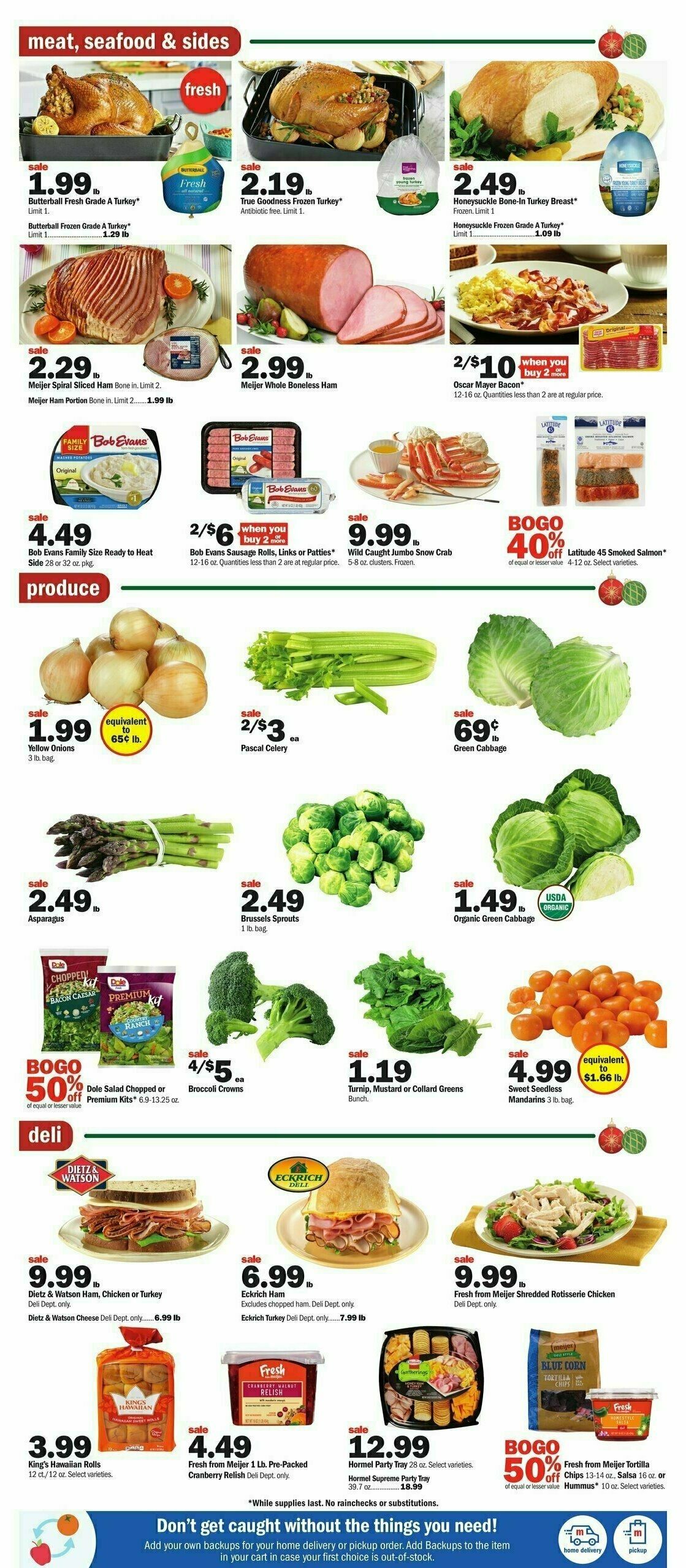 Meijer Weekly Ad from November 19