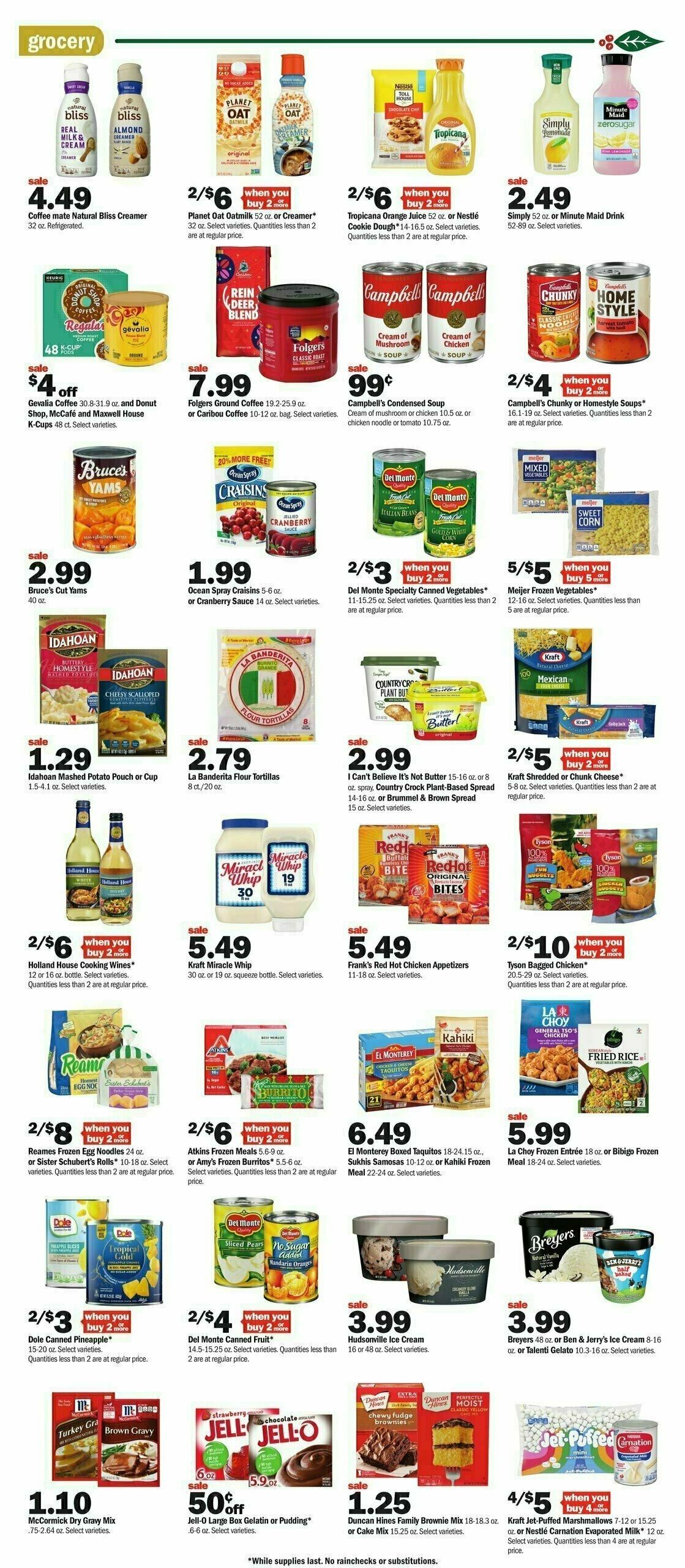 Meijer Weekly Ad from November 19