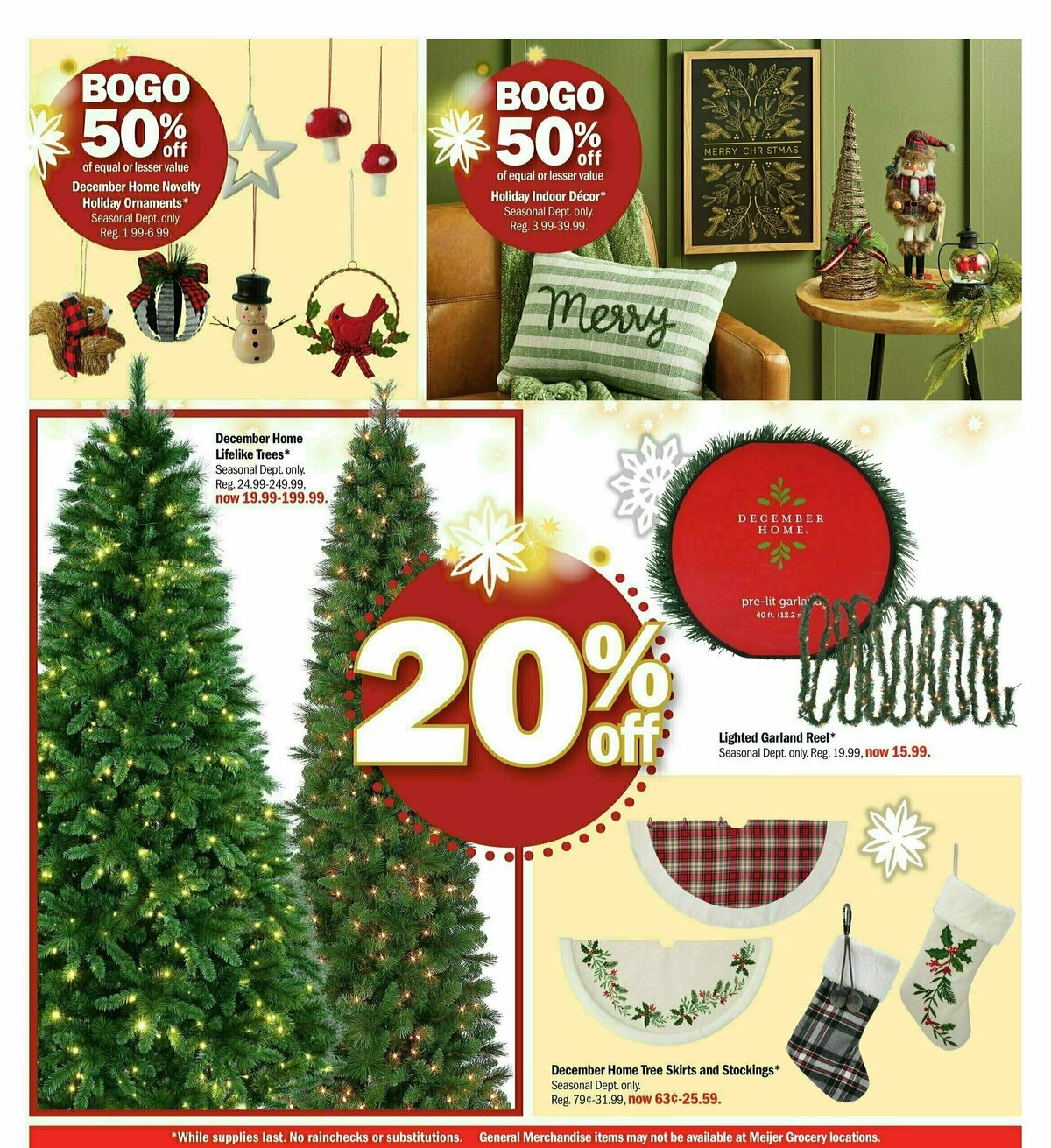 Meijer Holiday Ad Weekly Ad from November 26