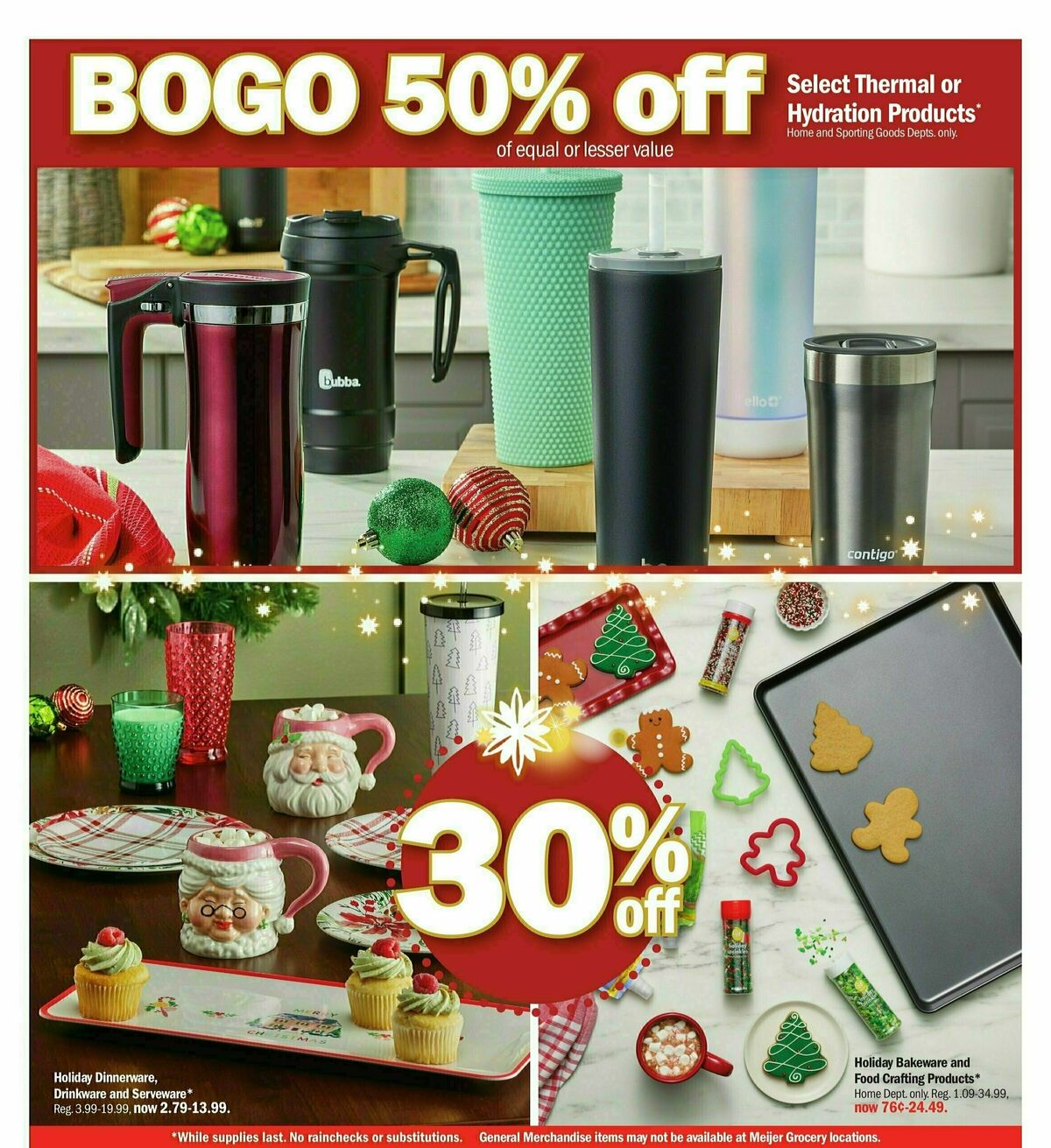 Meijer Holiday Ad Weekly Ad from November 26