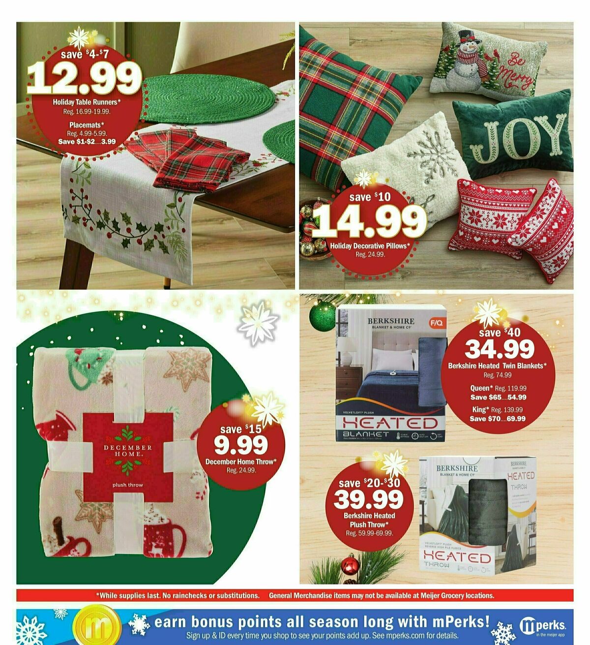 Meijer Holiday Ad Weekly Ad from December 3